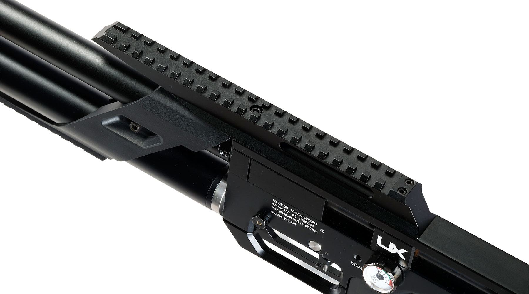 UX Zelos Bullpup Pressluftgewehr PCP 24-Schuss Kal. 4,5 mm Diabolo schwarz inkl. 2 Magazine Bild 3