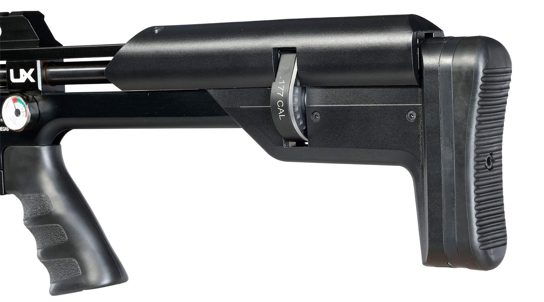 UX Zelos Bullpup Pressluftgewehr PCP 24-Schuss Kal. 4,5 mm Diabolo schwarz inkl. 2 Magazine Bild 8