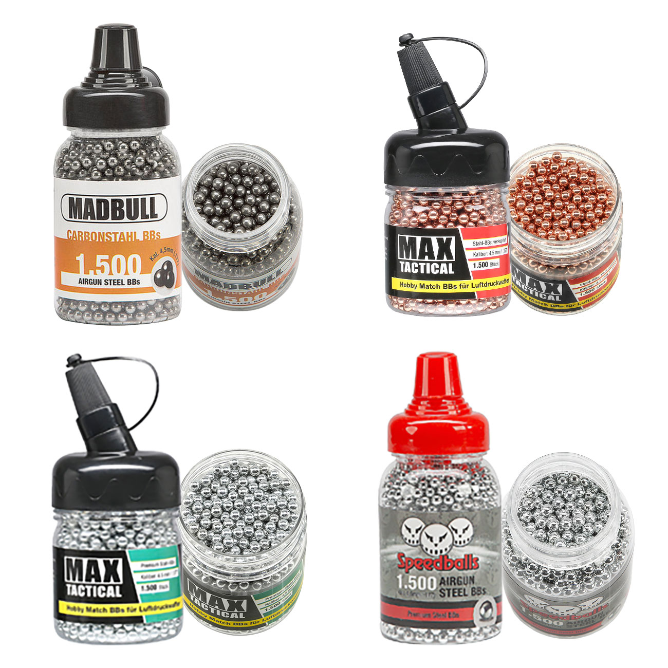 Munitionspaket 4,5 mm BB Stahlrundkugeln 6000 Schuss f�r Luftgewehr und Luftpistole jetzt nur 17,98 Euro