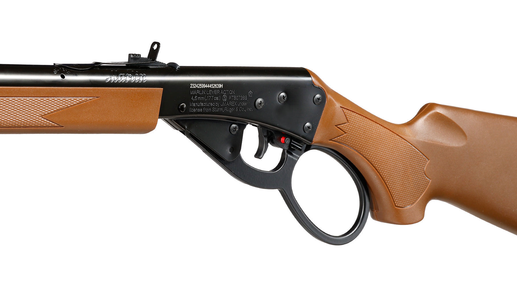 Marlin Lever Action Luftgewehr 4,5 mm BB Unterhebelspanner Set inkl. 6000 Stahl BB Munitionspaket Bild 6