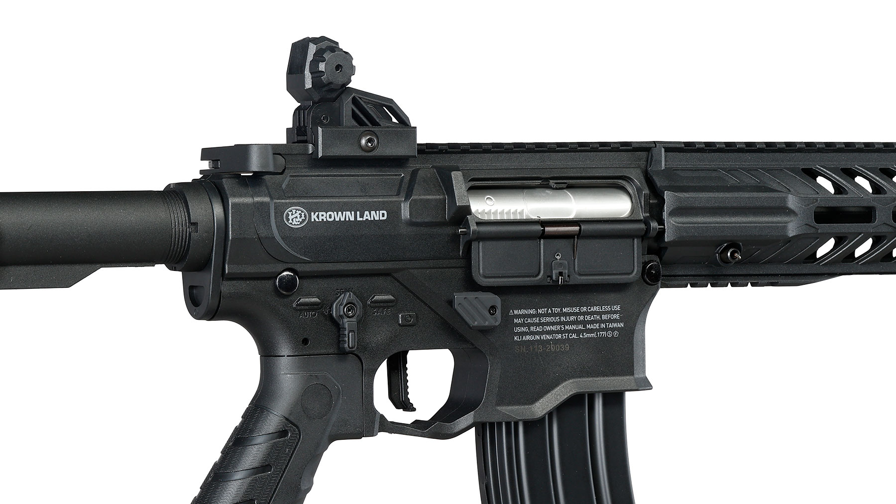 KLI Venator MK1 ST Sportline S-AEG Luftgewehr Polymer Kal. 4,5mm Stahl-BB schwarz Bild 9