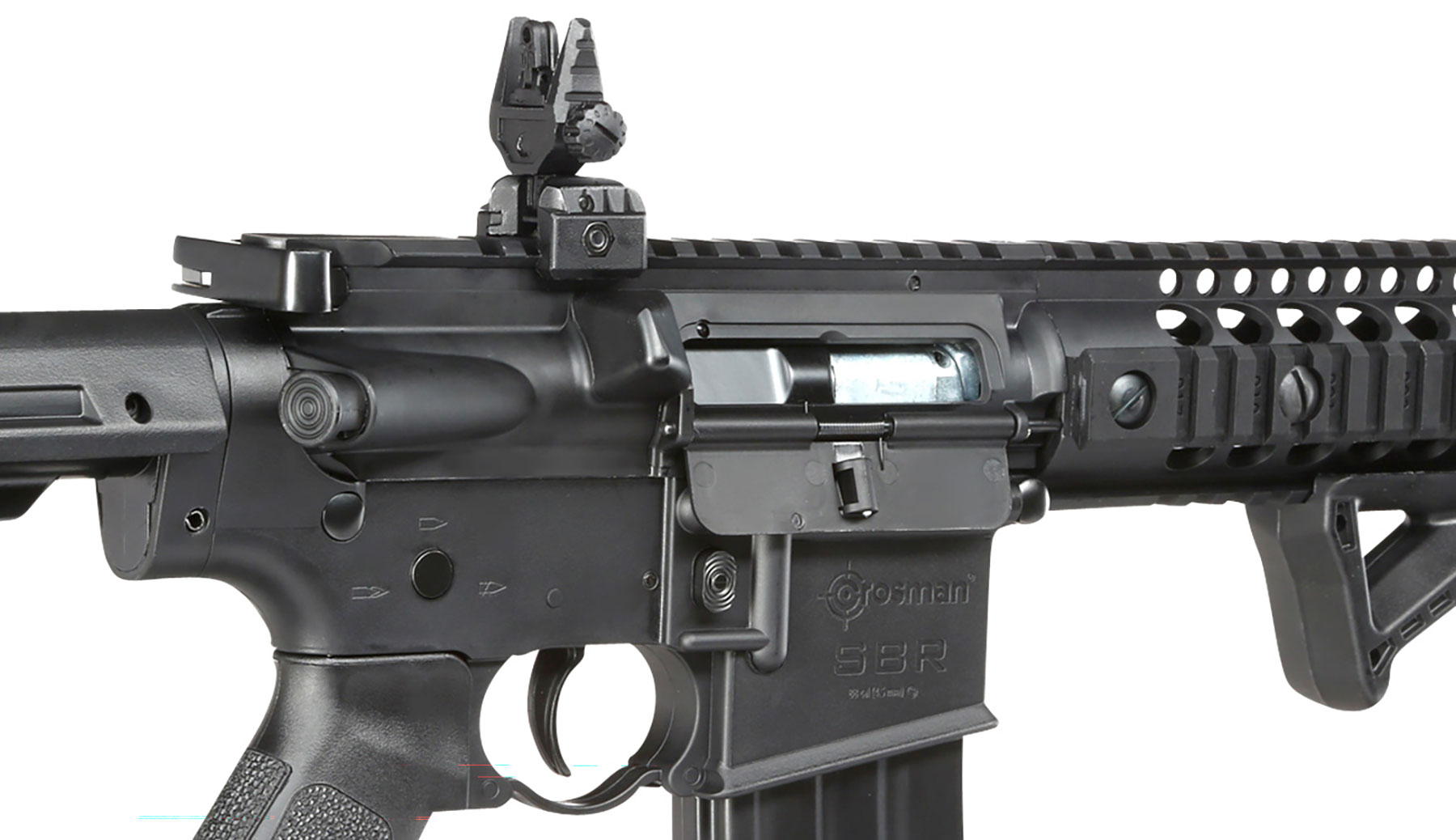 Crosman SBR CO2 Luftgewehr 4,5 mm BB Blowback halbautomatisch Set inkl. 6000 Stahl BB Bild 2