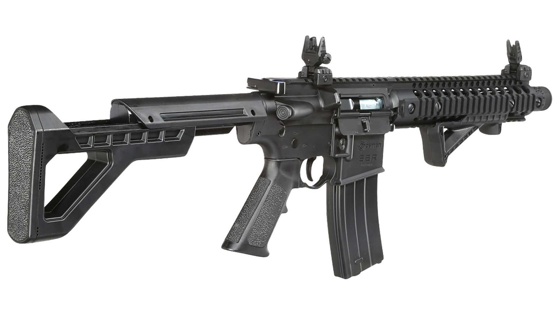 Crosman SBR CO2 Luftgewehr 4,5 mm BB Blowback halbautomatisch Set inkl. 6000 Stahl BB Bild 4