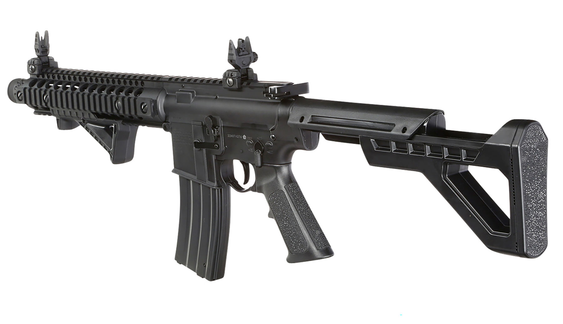 Crosman SBR CO2 Luftgewehr 4,5 mm BB Blowback halbautomatisch Set inkl. 6000 Stahl BB Bild 8