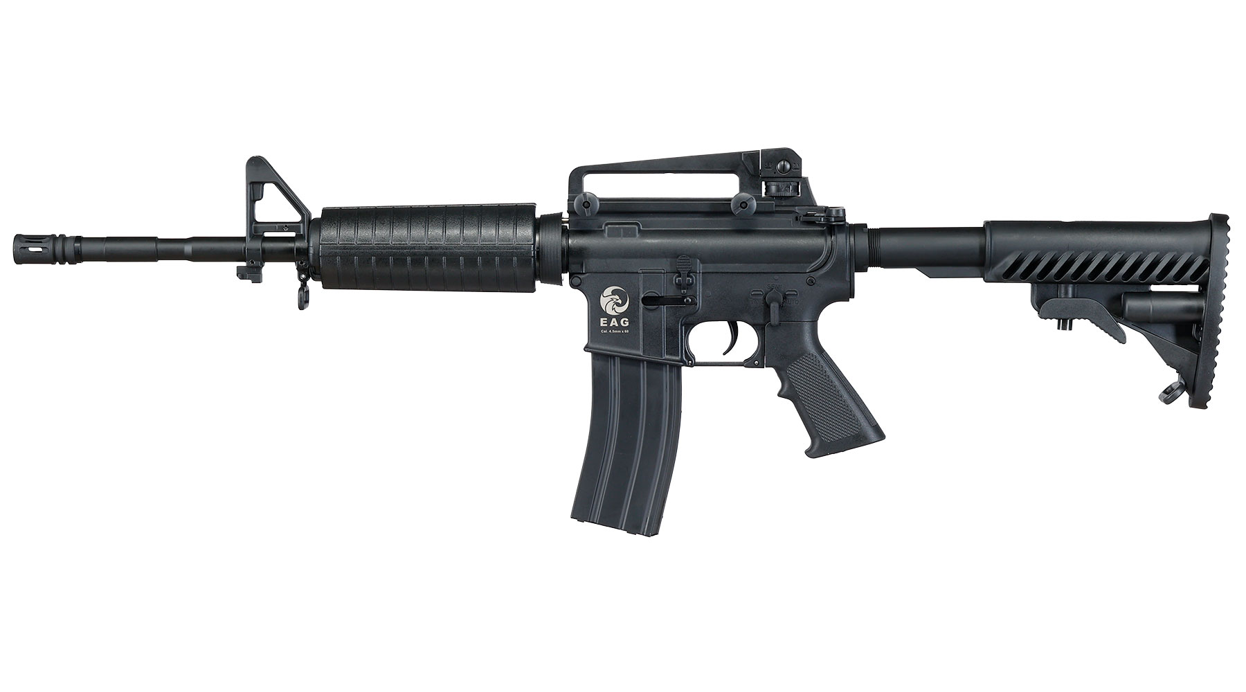 APS M4A1 Carbine Kompetitor-Series S-EAG Luftgewehr Polymer Kal. 4,5mm Stahl-BB schwarz