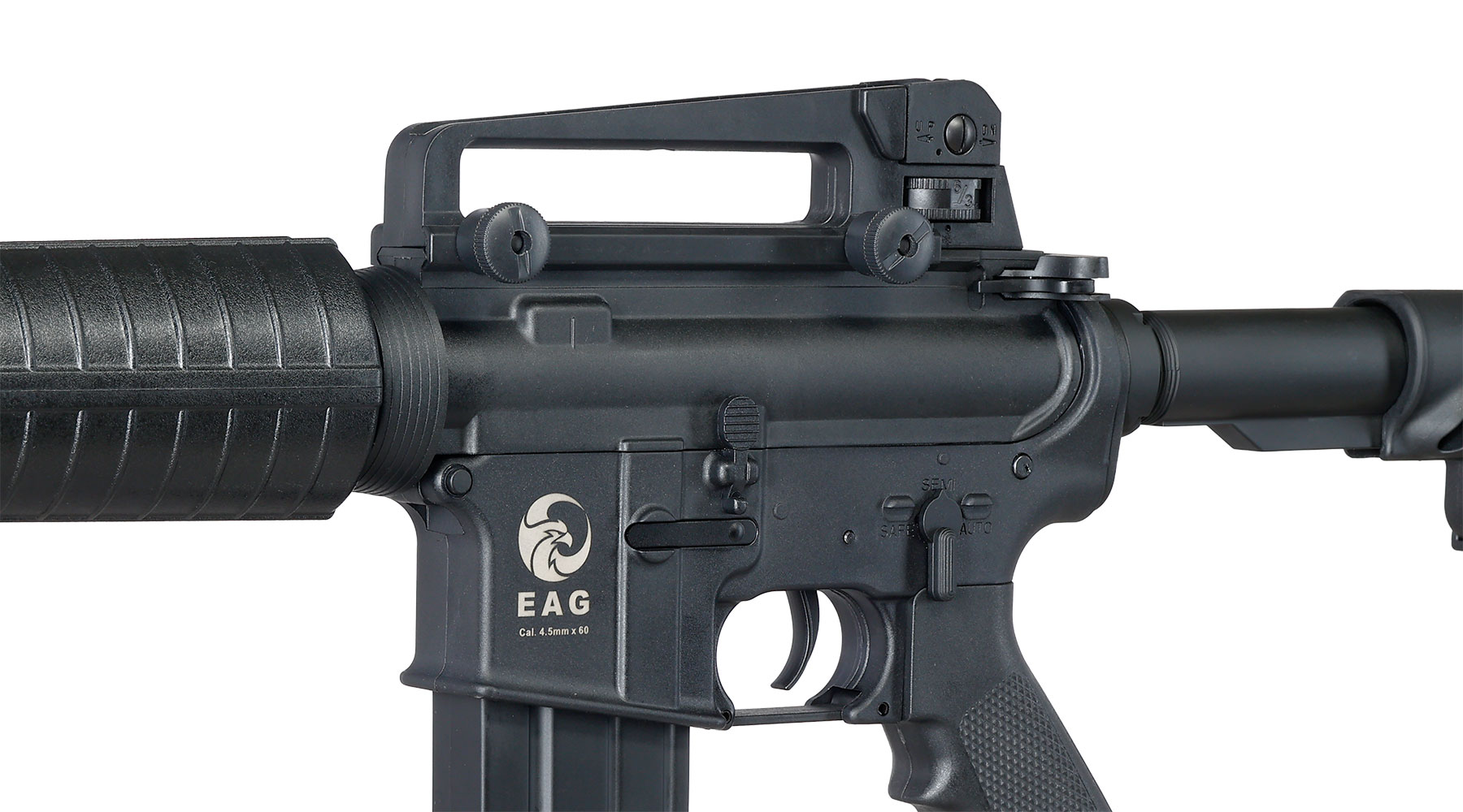 APS M4A1 Carbine Kompetitor-Series S-EAG Luftgewehr Polymer Kal. 4,5mm Stahl-BB schwarz Bild 4