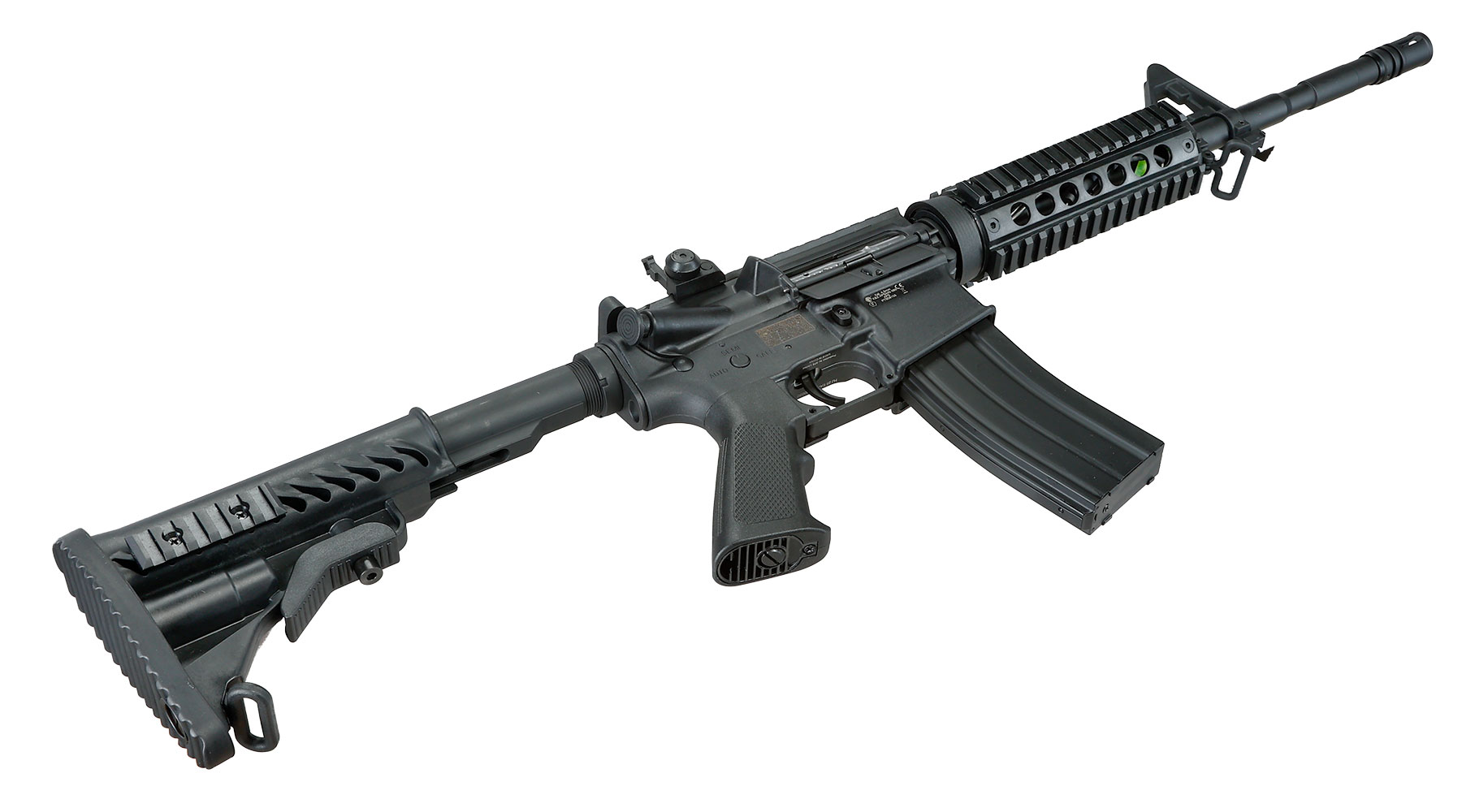APS M4A1 RIS Carbine Kompetitor-Series S-EAG Luftgewehr Polymer Kal. 4,5mm Stahl-BB schwarz Bild 7