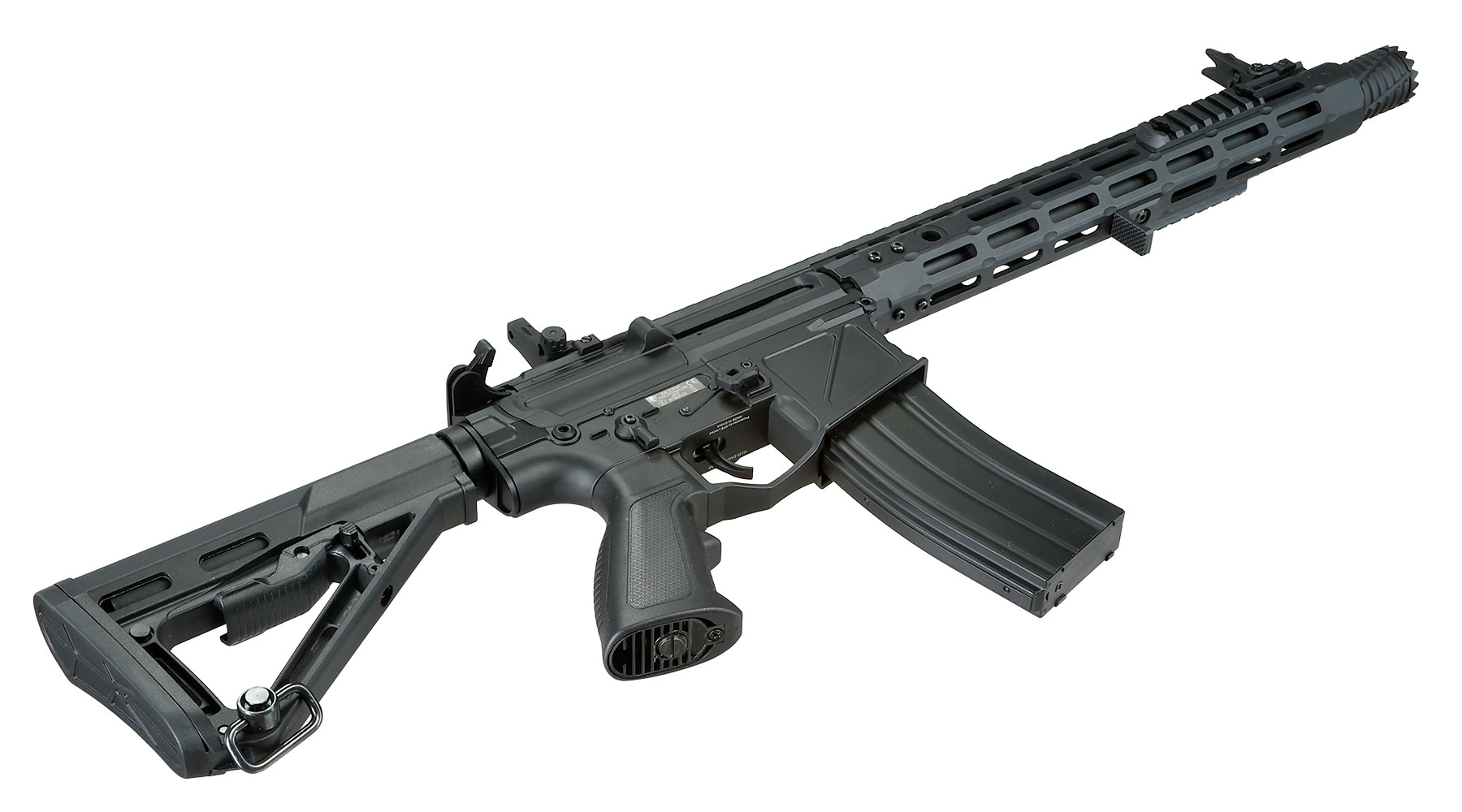 APS M4 Phantom Extremis Rifle MK11 PER-Series S-EAG Luftgewehr Vollmetall Kal. 4,5mm Stahl-BB schwarz Bild 6