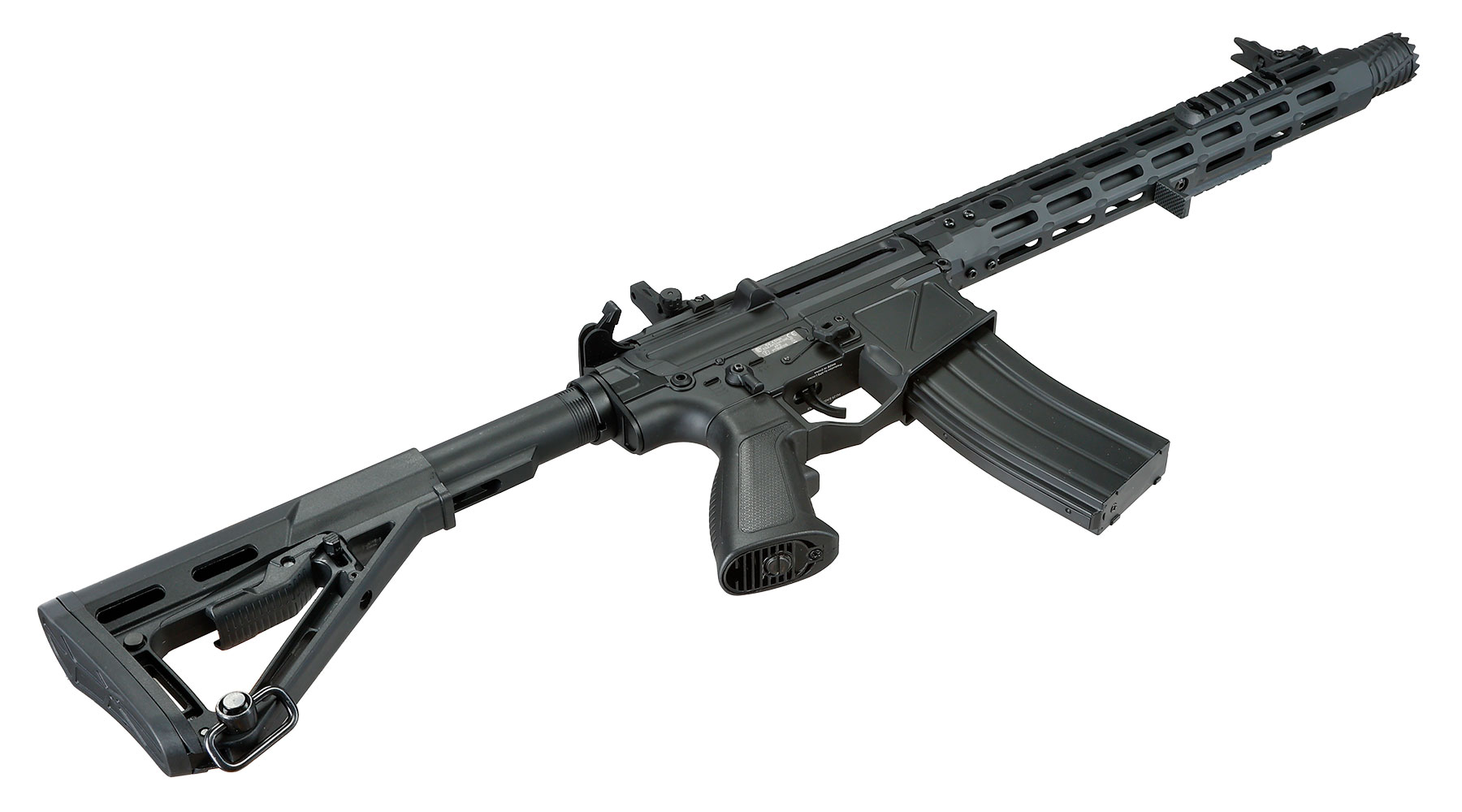APS M4 Phantom Extremis Rifle MK11 PER-Series S-EAG Luftgewehr Vollmetall Kal. 4,5mm Stahl-BB schwarz Bild 7