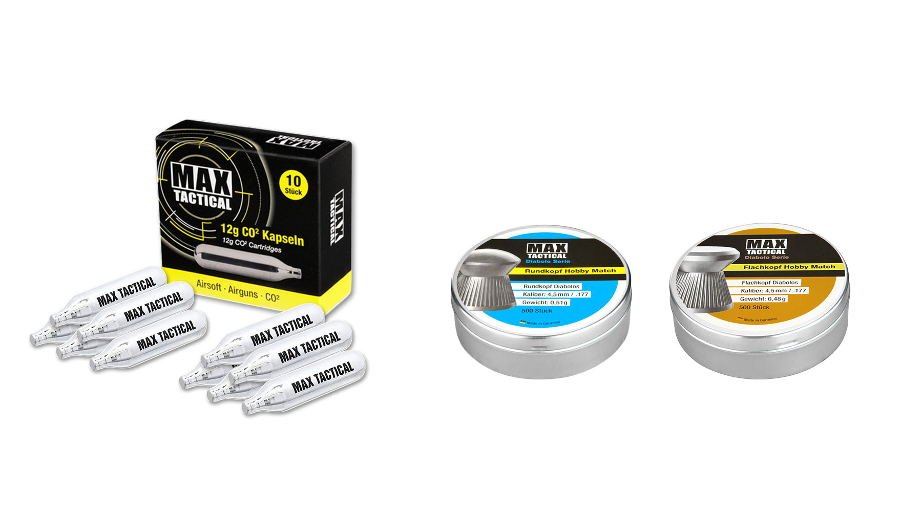 UX Canex CO2 Luftgewehr 4,5 mm Sofort Start Set inkl. 1000 Diabolos & CO2 Kapseln Bild 11