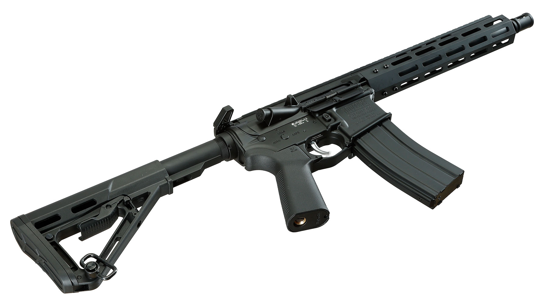 APS / EMG Noveske M4 10.5 Zoll Chainsaw S-EAG Luftgewehr Vollmetall Kal. 4,5mm Stahl-BB schwarz Bild 7
