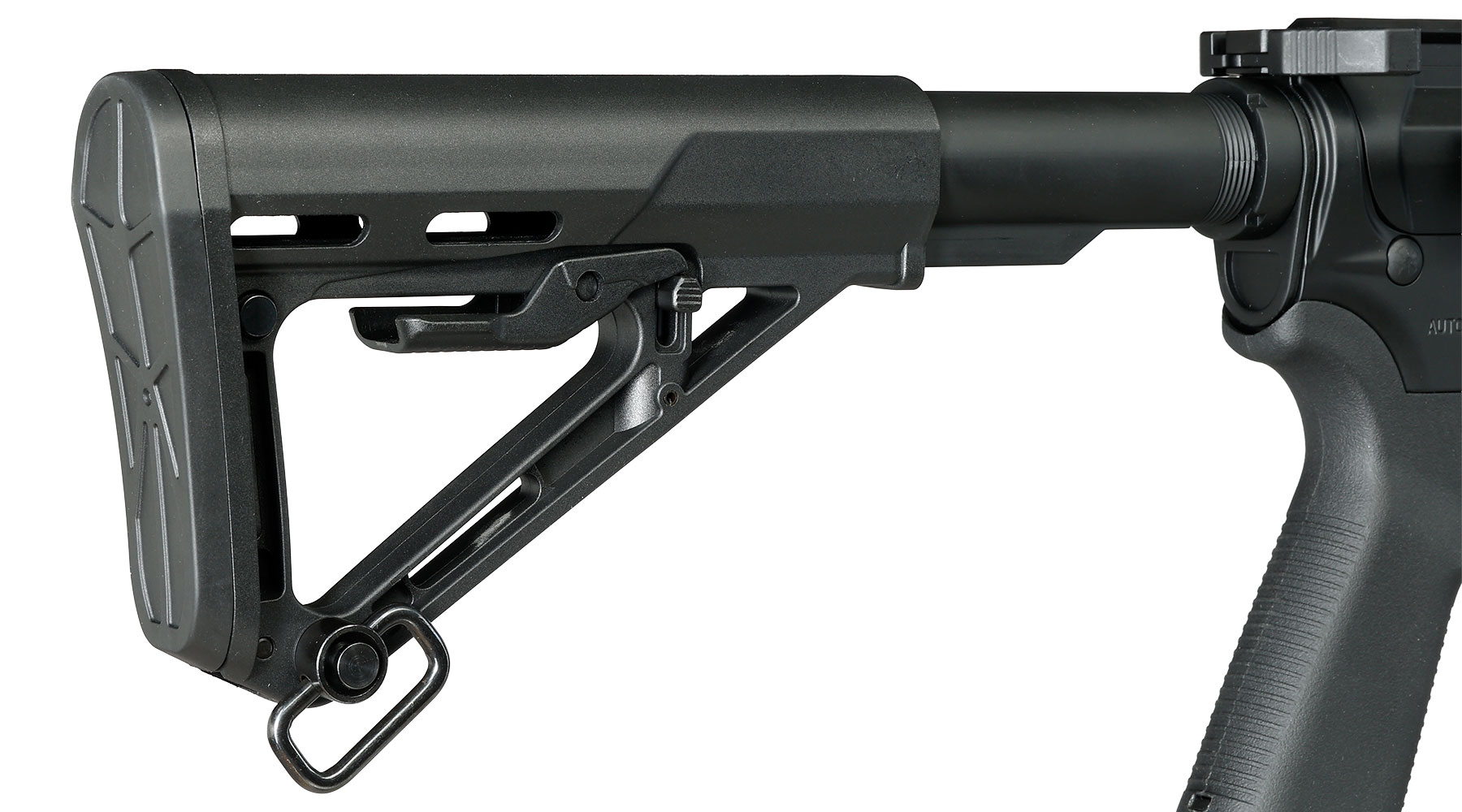 APS / EMG Noveske M4 10.5 Zoll Chainsaw S-EAG Luftgewehr Vollmetall Kal. 4,5mm Stahl-BB schwarz Bild 8