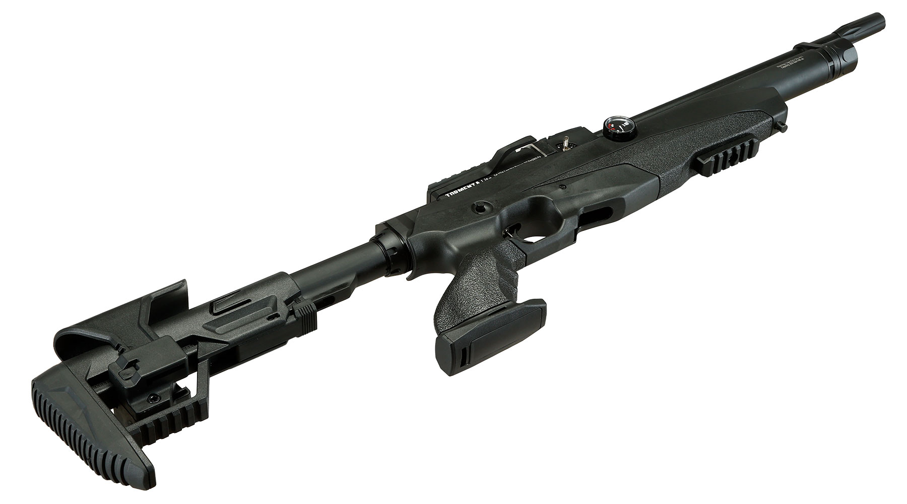 Reximex Tormenta Lite Pressluftgewehr PCP Kal. 4,5 mm Diabolo schwarz inkl. 2 x 14-Schuss Magazin Bild 9