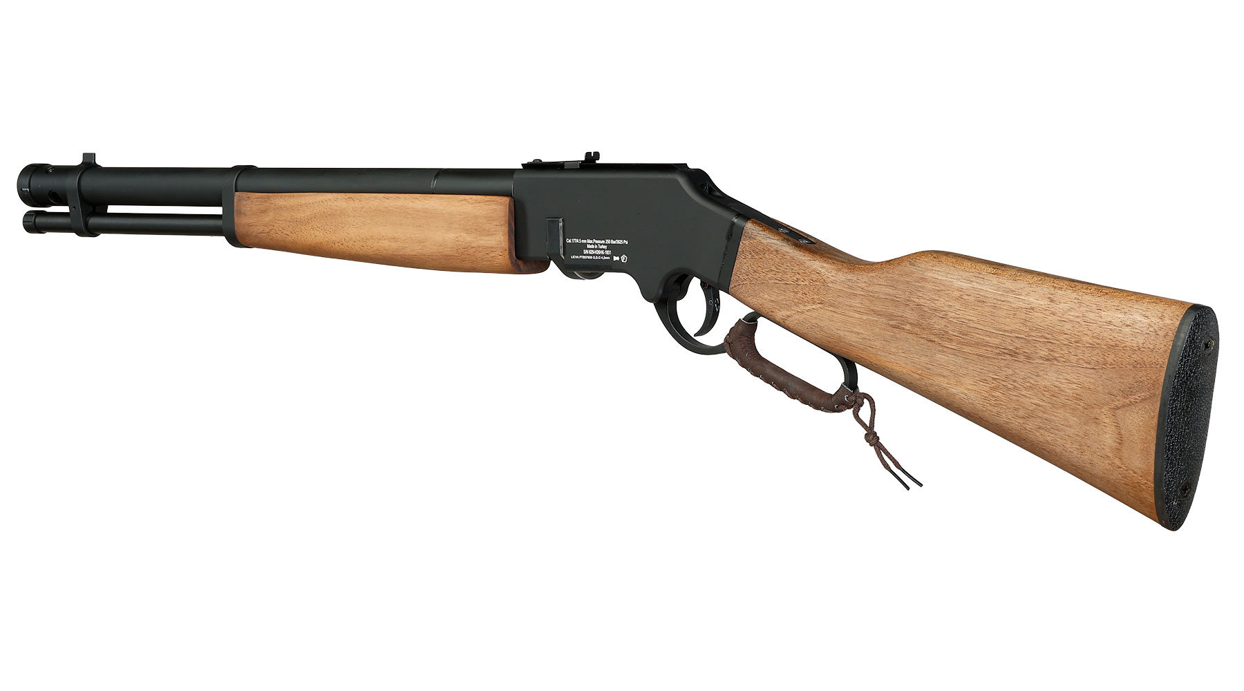 Reximex Lieva Unterhebel Pressluftgewehr PCP Kal. 4,5 mm Diabolo Nussholz inkl. 2 x 14-Schuss Magazin Bild 2