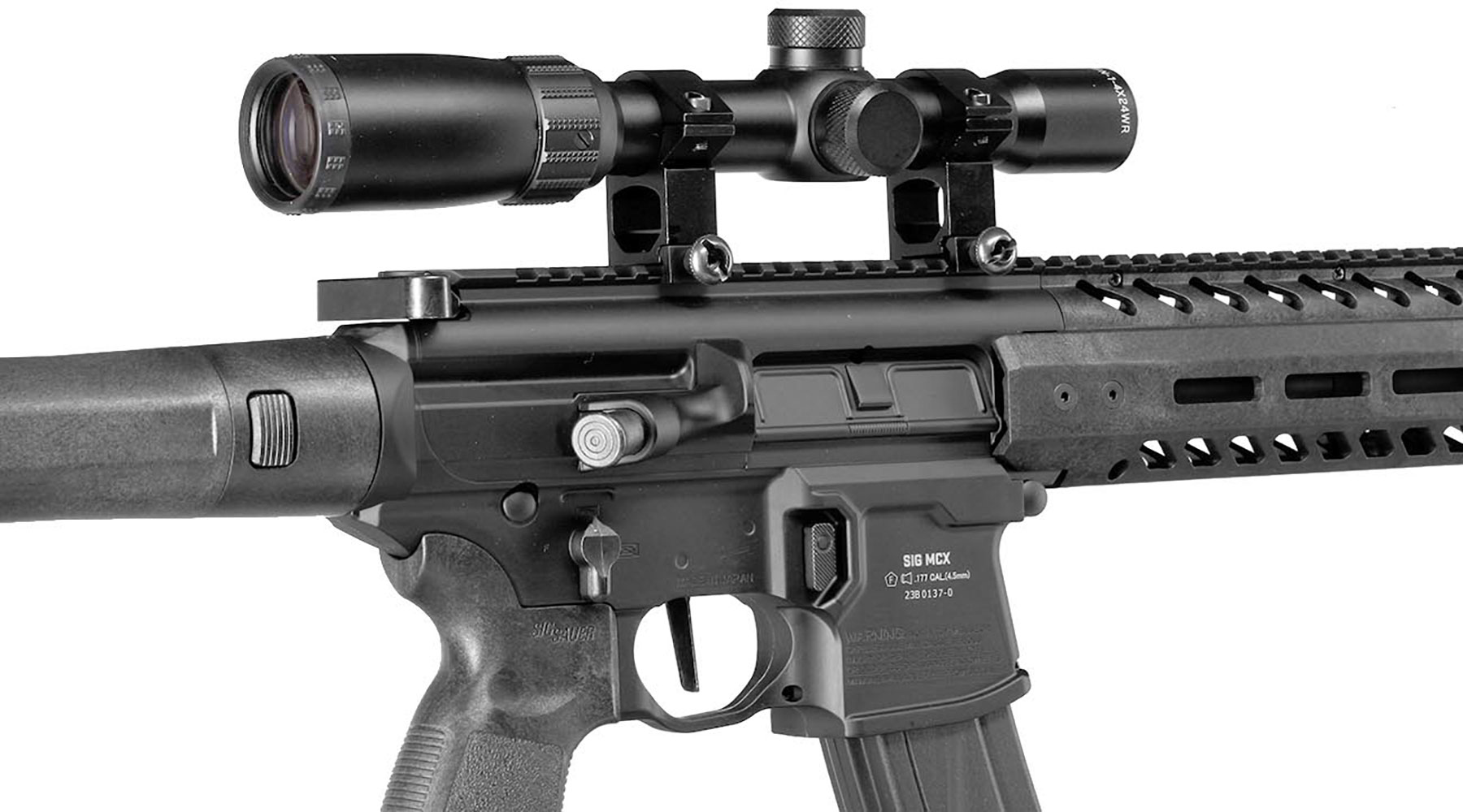 Set Sig Sauer MCX Gen.2 CO2 Luftgewehr Kal. 4,5 mm mit Zielfernrohr & 1000 Diabolos Bild 2