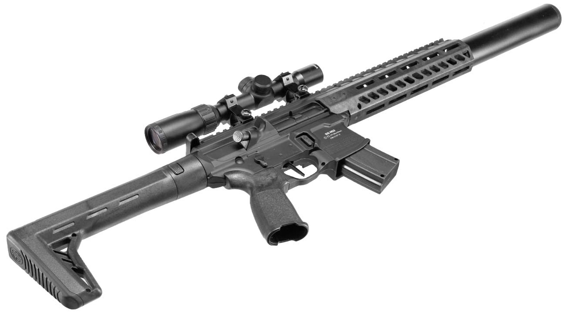 Set Sig Sauer MCX Gen.2 CO2 Luftgewehr Kal. 4,5 mm mit Zielfernrohr & 1000 Diabolos Bild 9