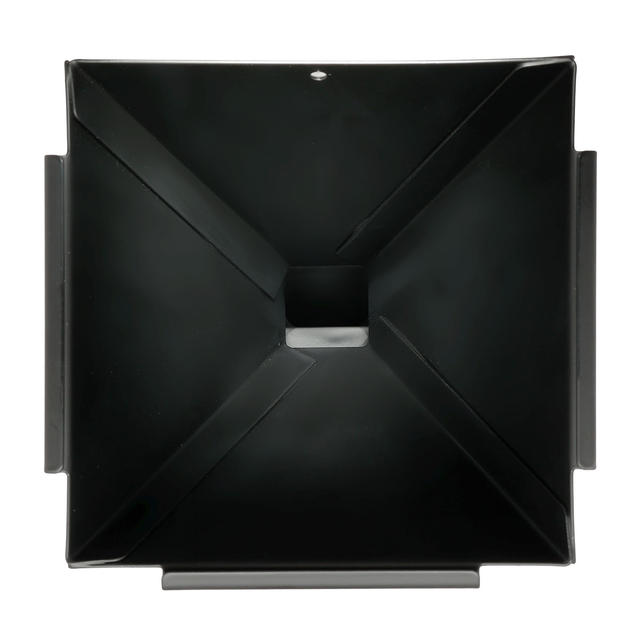 First Strike Kugelfangkasten Trichterform Stahlblech 17 x 17 cm schwarz f�r Luftpistolen und Luftgewehre Bild 3
