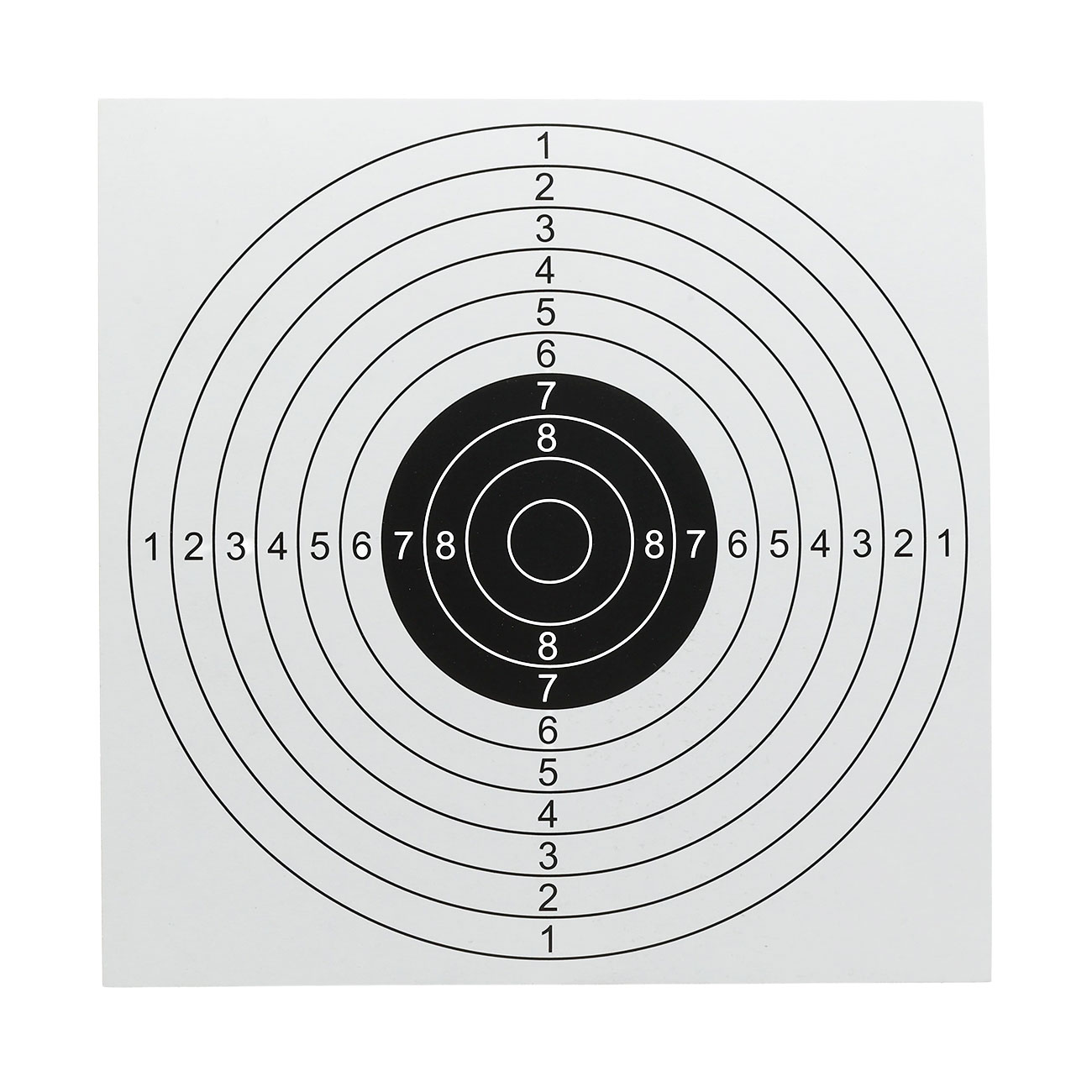 First Strike Zielscheiben 17 x 17 cm 100 St�ck weiss Bild 3