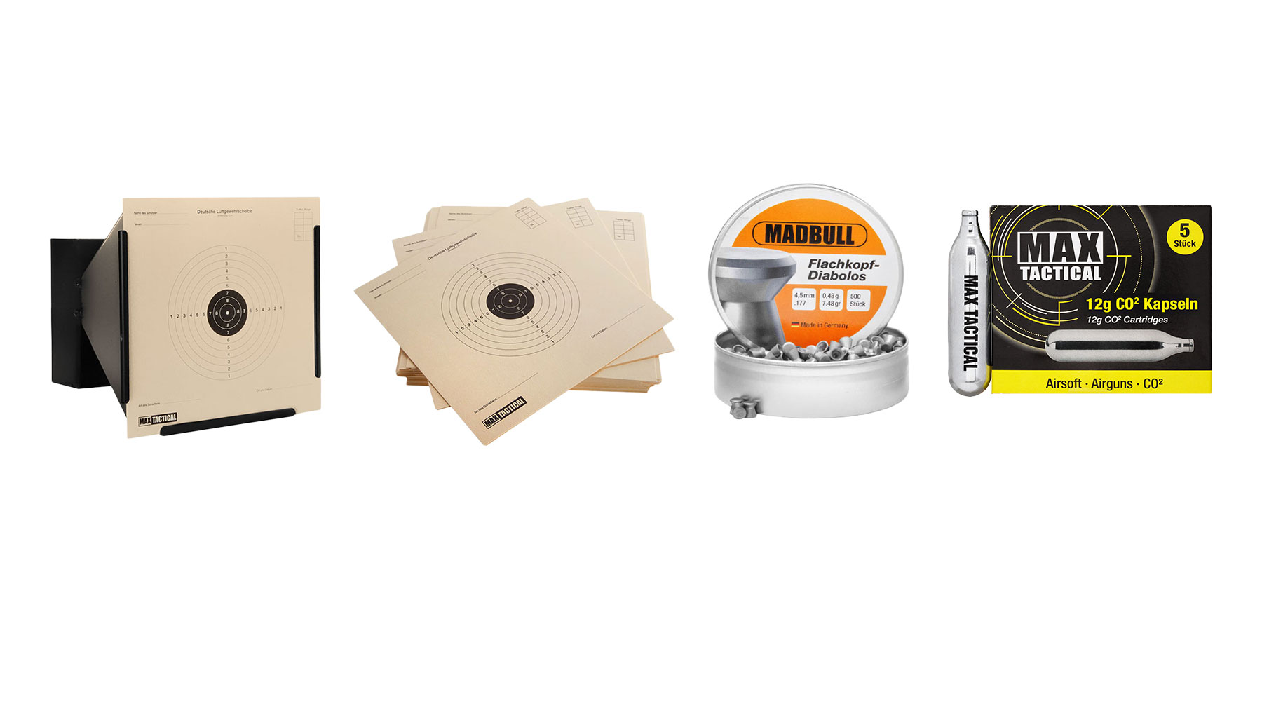 Crosman 1077 Freestyle 4,5 mm CO2 Luftgewehr Set mit Kugelfang, Zielscheiben und Diabolos Bild 11