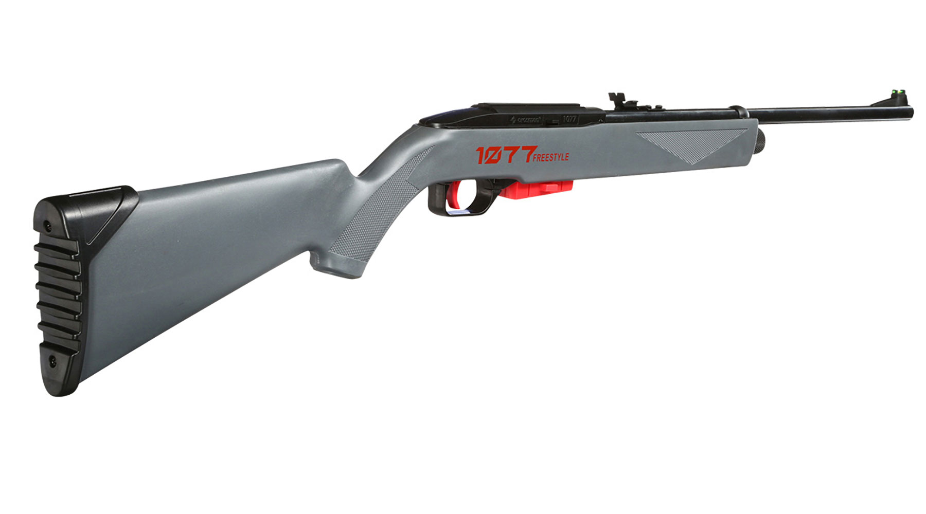 Crosman 1077 Freestyle 4,5 mm CO2 Luftgewehr Set mit Kugelfang, Zielscheiben und Diabolos Bild 4