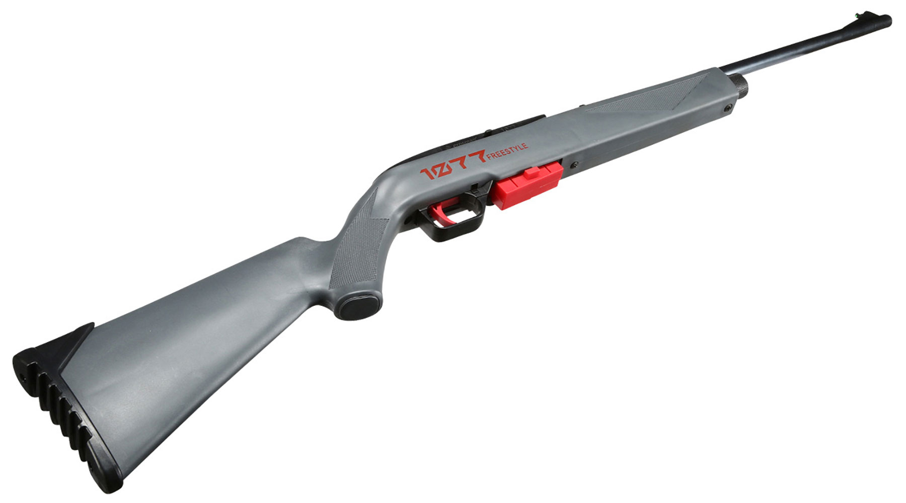 Crosman 1077 Freestyle 4,5 mm CO2 Luftgewehr Set mit Kugelfang, Zielscheiben und Diabolos Bild 9