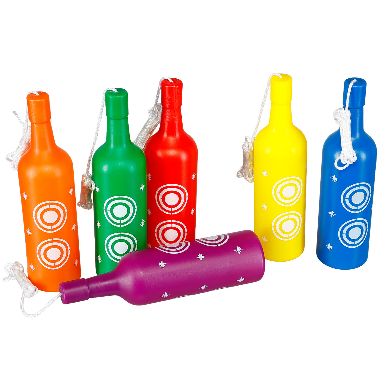 Borner Shooting Bottles farbiges Zielflaschen Set 6 St�ck - Schie�ziele f�r Luftdruck / Airsoft Bild 10