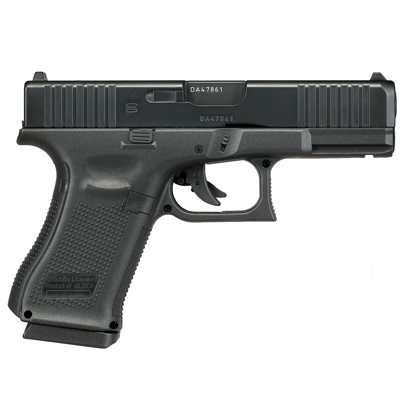 Glock 19 Gen5 CO2 Luftpistole Kal. 4,5mm BB Metallschlitten Non-Blowback schwarz Bild 4