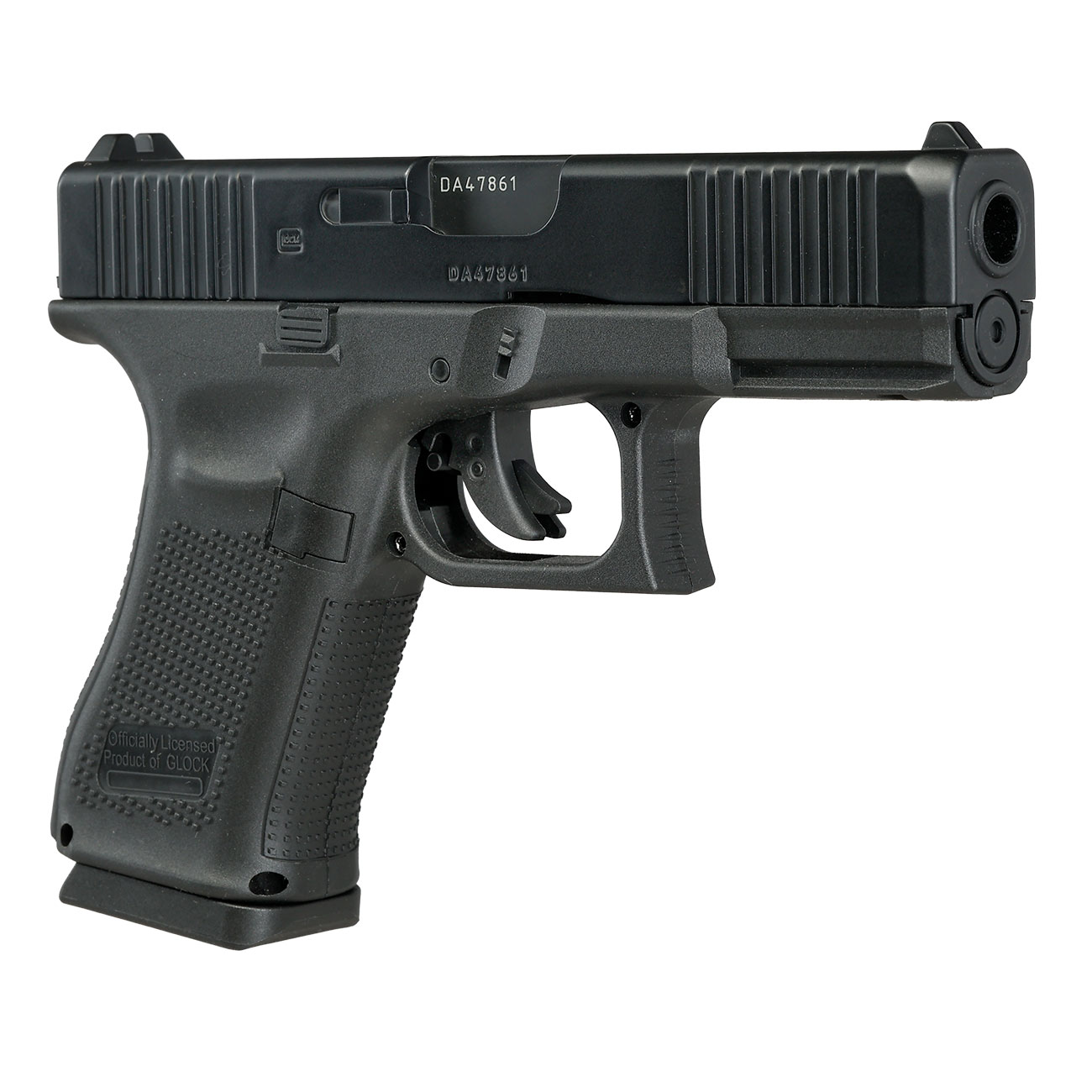 Glock 19 Gen5 CO2 Luftpistole Kal. 4,5mm BB Metallschlitten Non-Blowback schwarz Bild 9