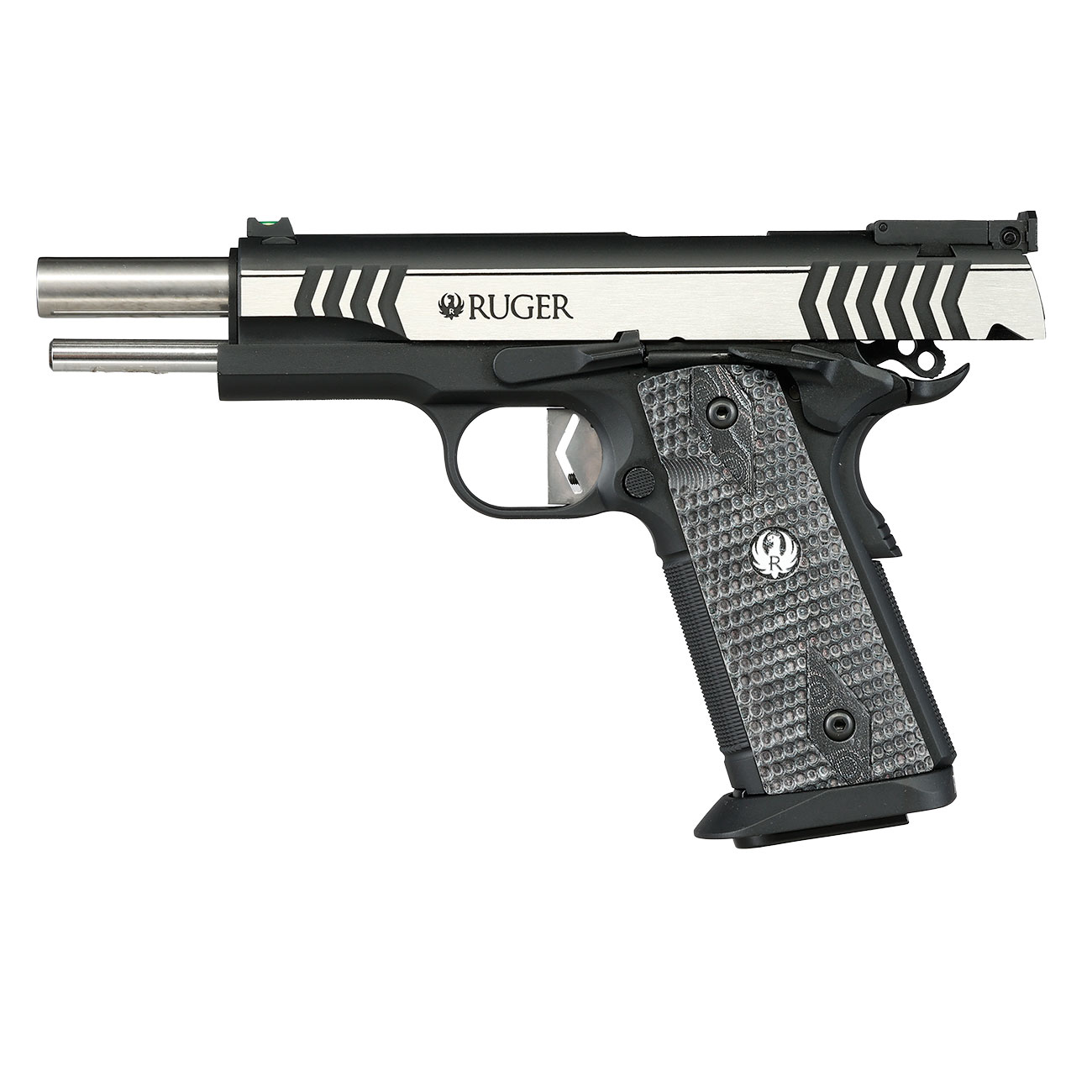Ruger SR1911 Competition CO2 Luftpistole Kal. 4,5mm BB Vollmetall Blowback Two-Tone Finish Bild 4