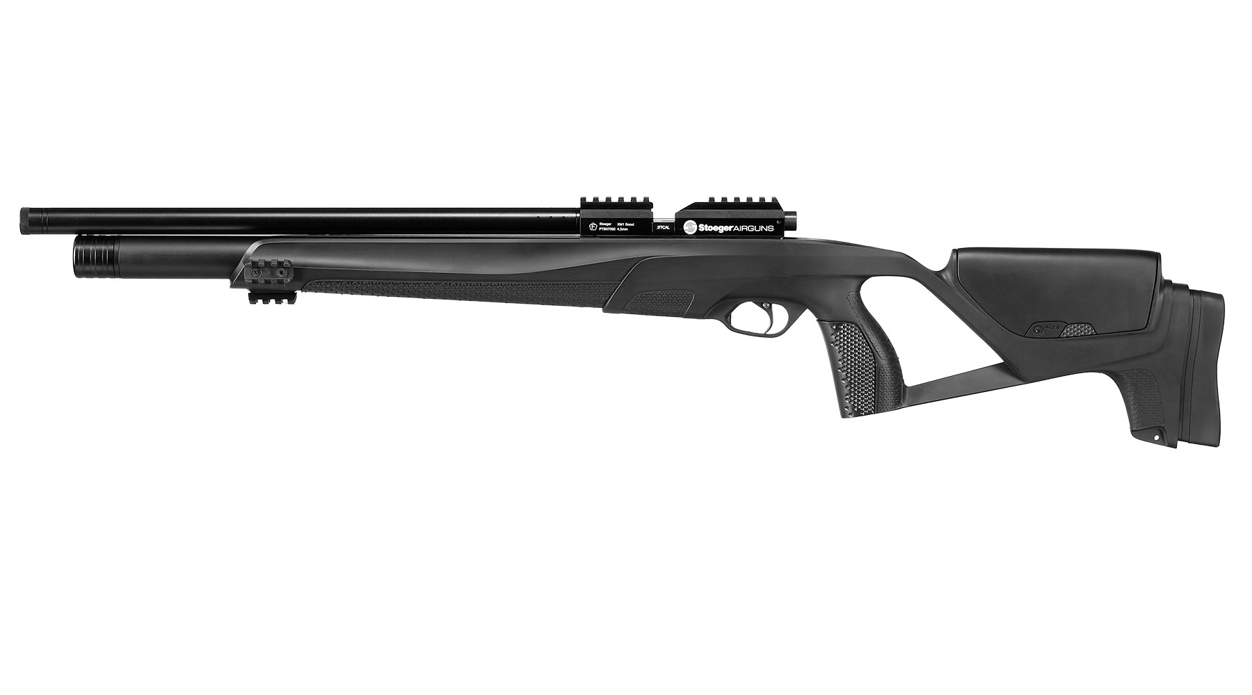 Stoeger XM1 Scout Pressluftgewehr PCP Kal. 4,5 mm Diabolo schwarz inkl. 2 x 12-Schuss Magazin