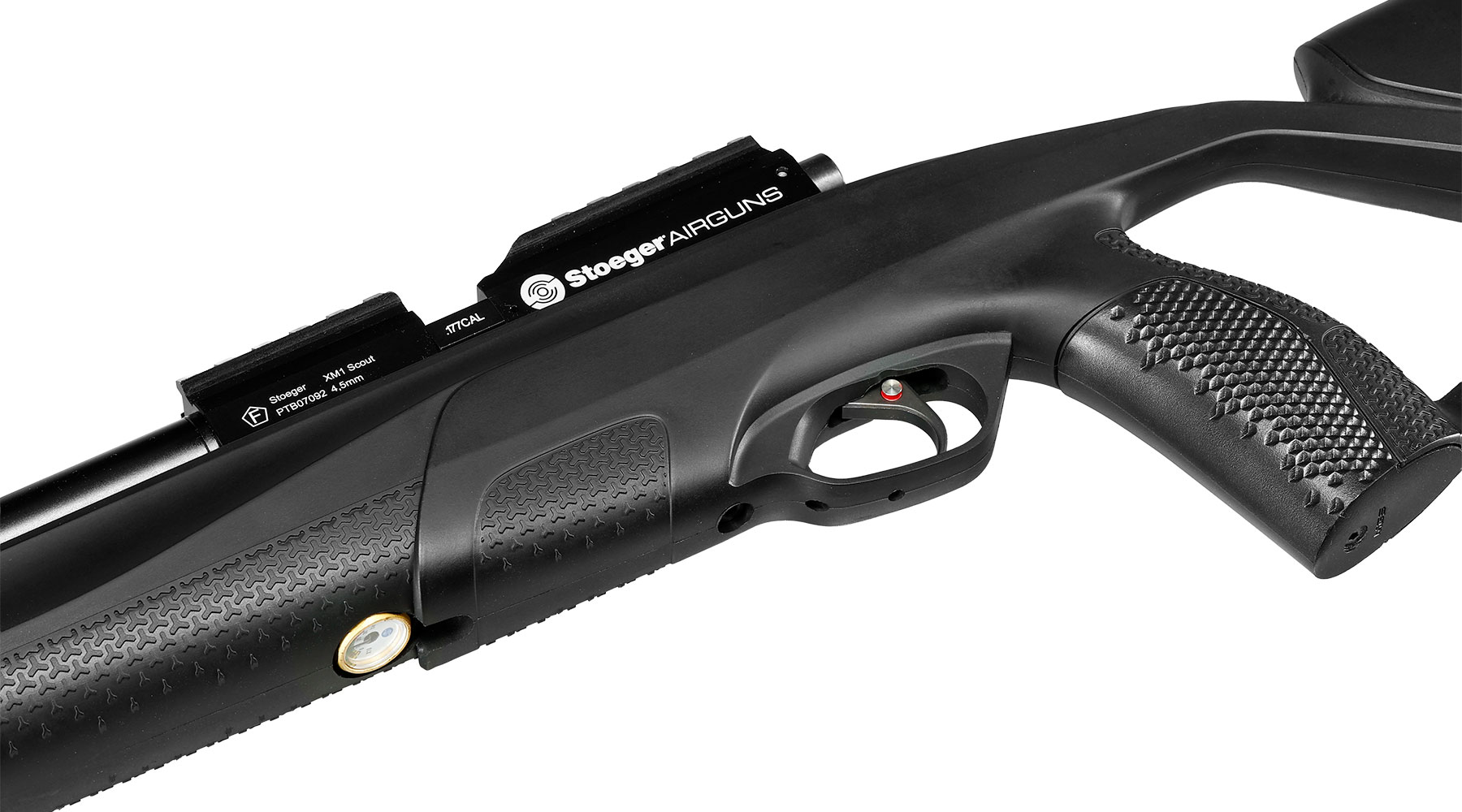 Stoeger XM1 Scout Pressluftgewehr PCP Kal. 4,5 mm Diabolo schwarz inkl. 2 x 12-Schuss Magazin Bild 7