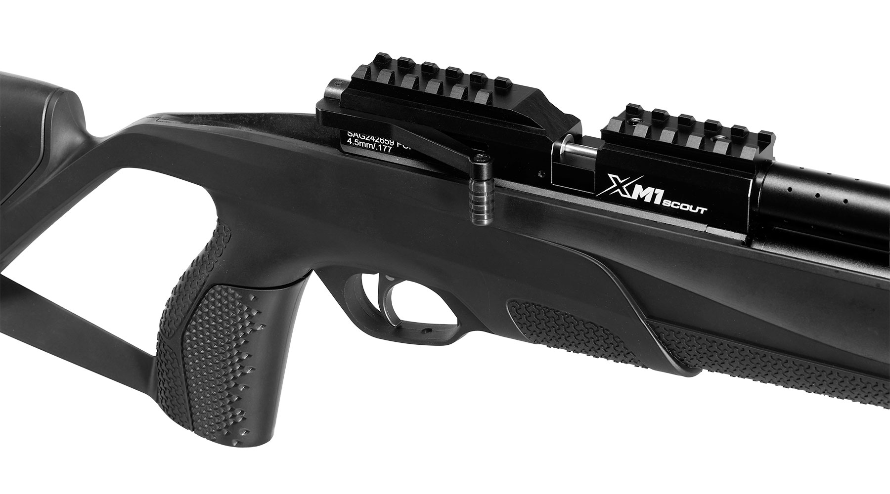 Stoeger XM1 Scout Pressluftgewehr PCP Kal. 4,5 mm Diabolo schwarz inkl. 2 x 12-Schuss Magazin Bild 9