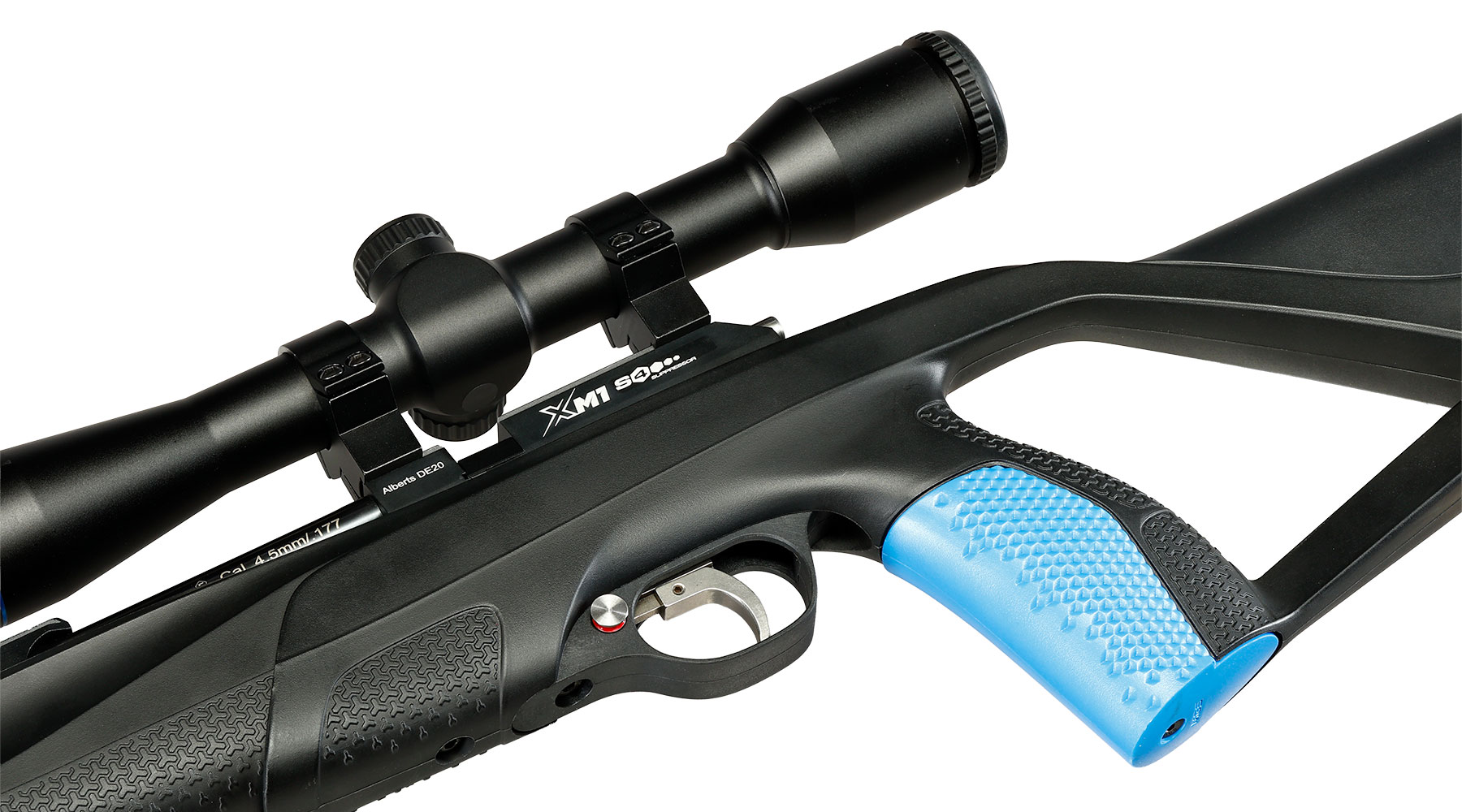 Stoeger XM1 S4 Combo Pressluftgewehr PCP Kal. 4,5 mm Diabolo schwarz inkl. Schalld�mpfer u. 4x32 Zielfernrohr Bild 7