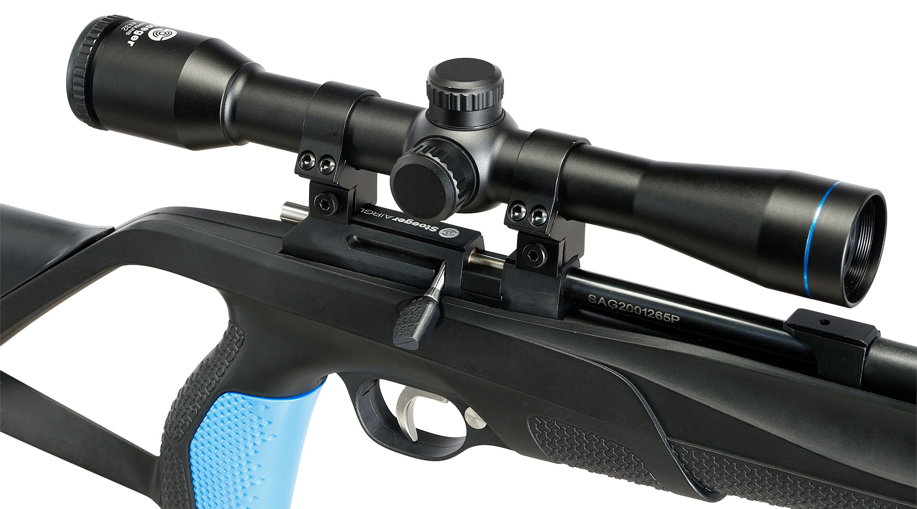 Stoeger XM1 S4 Combo Pressluftgewehr PCP Kal. 4,5 mm Diabolo schwarz inkl. Schalld�mpfer u. 4x32 Zielfernrohr Bild 9