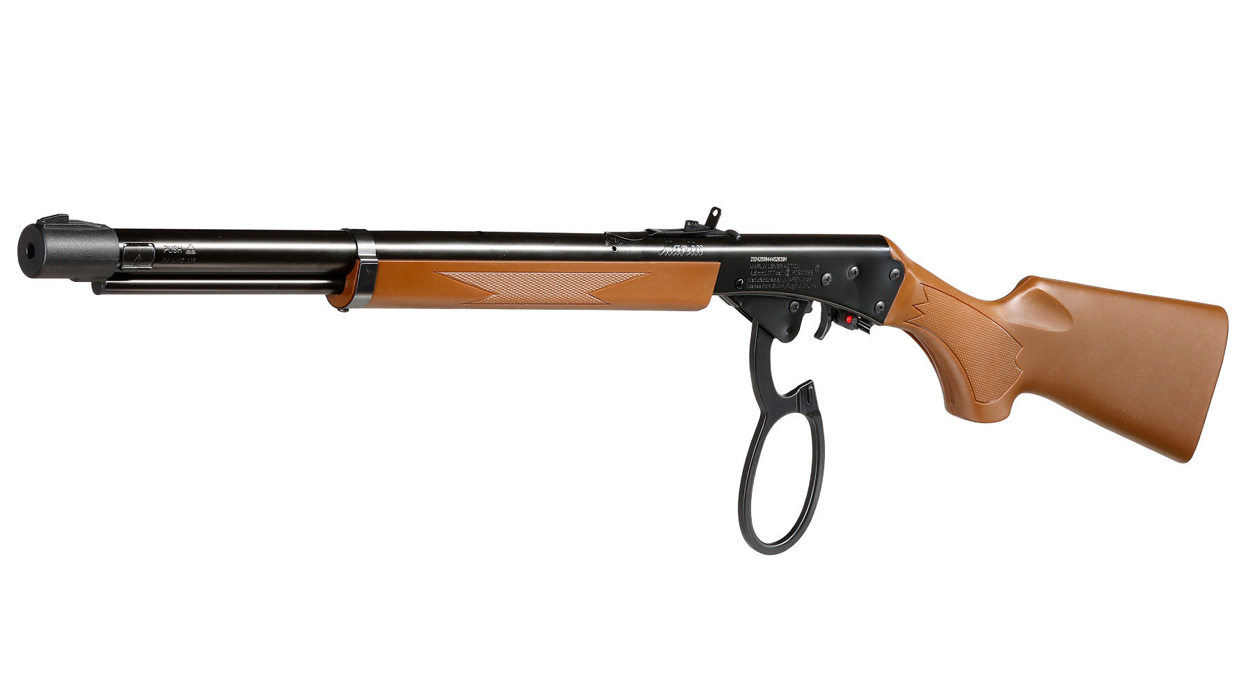 Marlin Lever Action Unterhebelspanner Luftgewehr Set 4,5 mm BB mit 3000 Stahl BBs und 6 Shooting Bottles Bild 4
