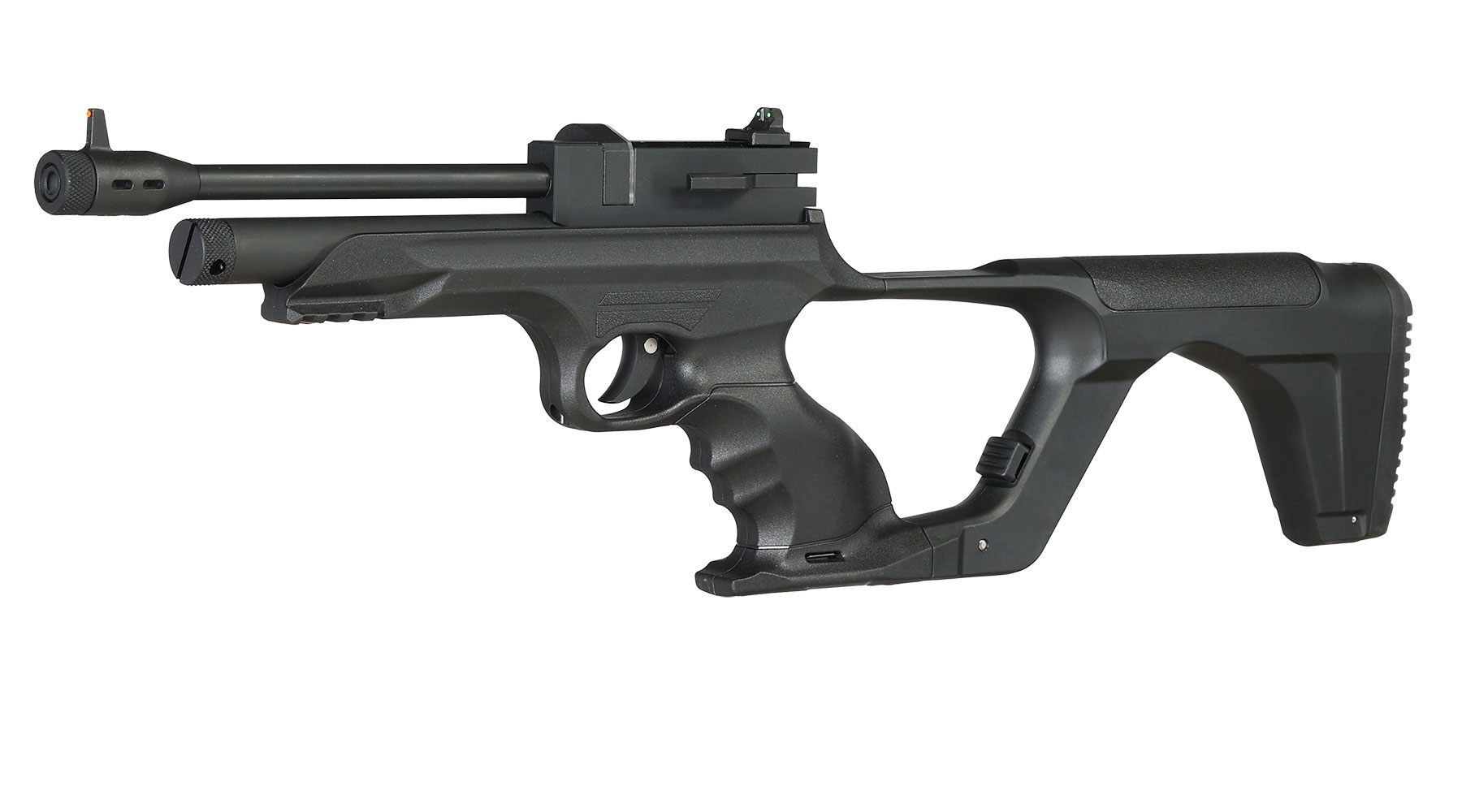 Reximex Morpho mit Wechselschaft CO2 Luftpistole Kal. 4,5 mm Diabolo Non-BlowBack schwarz Bild 2