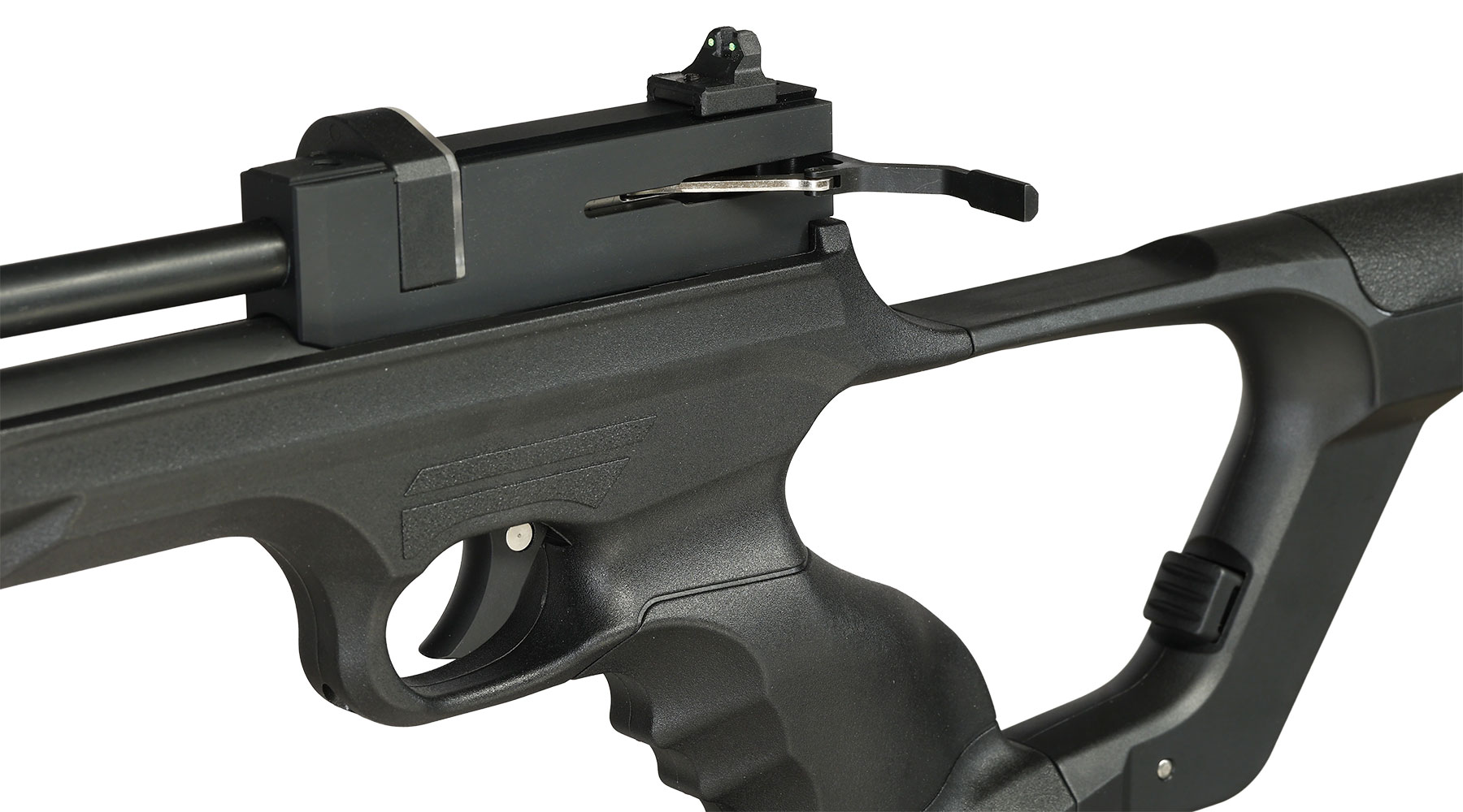 Reximex Morpho mit Wechselschaft CO2 Luftpistole Kal. 4,5 mm Diabolo Non-BlowBack schwarz Bild 7