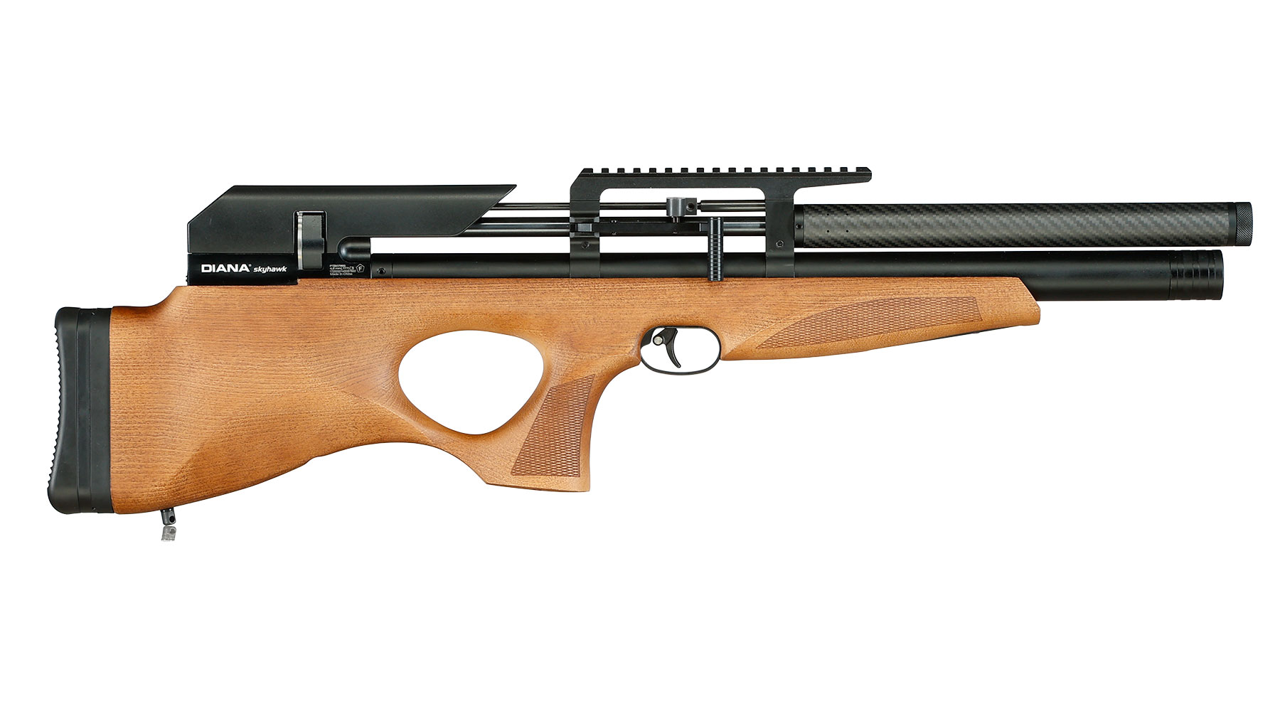 Diana Skyhawk Gen. 2 Pressluftgewehr PCP Kal. 4,5 mm Diabolo Holzschaft inkl. 2 x 11-Schuss Magazin Bild 4