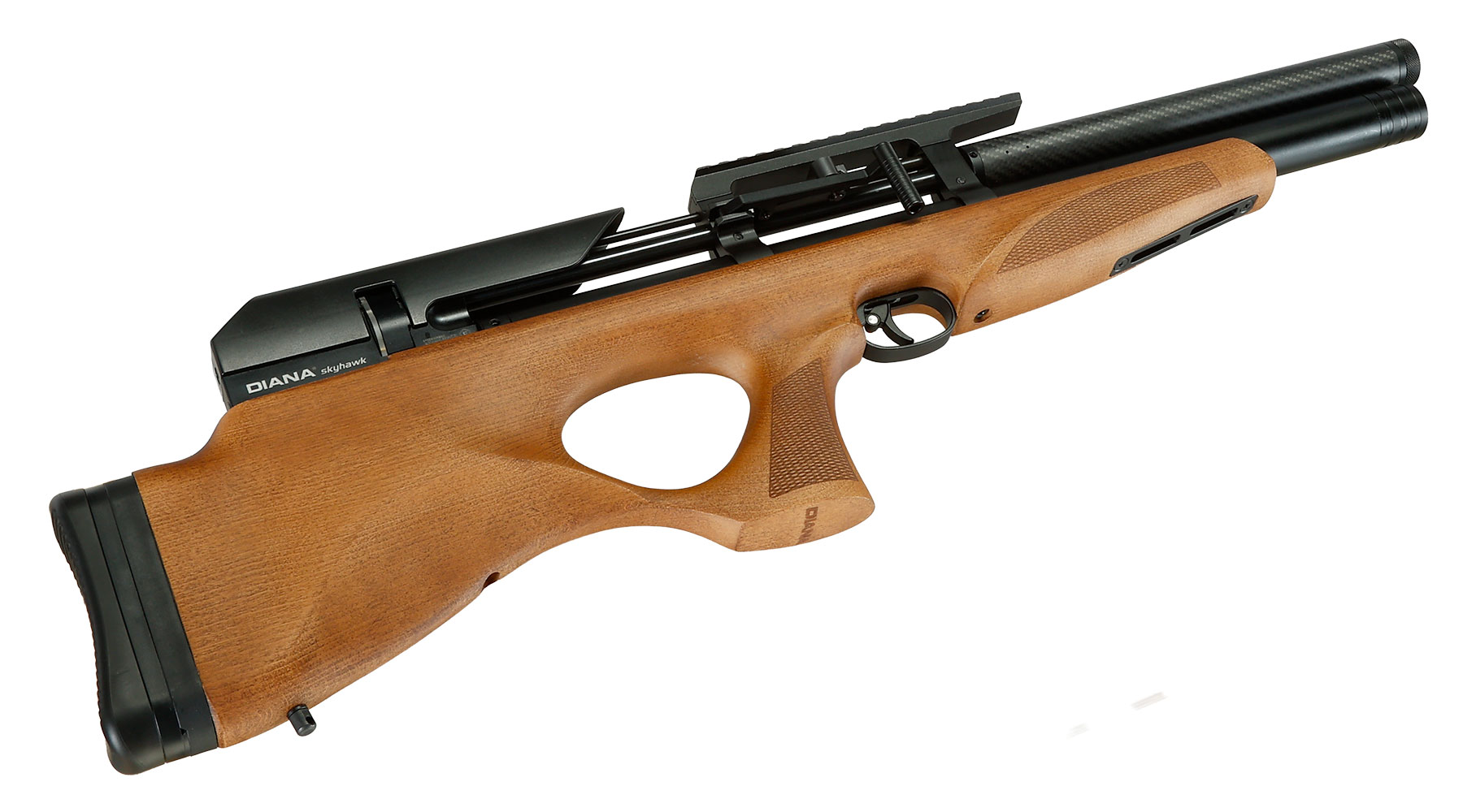 Diana Skyhawk Gen. 2 Pressluftgewehr PCP Kal. 4,5 mm Diabolo Holzschaft inkl. 2 x 11-Schuss Magazin Bild 6