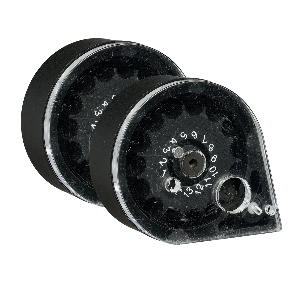 Diana Trommelmagazin 14 Schuss 4,5 mm Diabolo schwarz f. Diana XR200 / XR210 PCP Druckluft-Gewehre - 2 St�ck