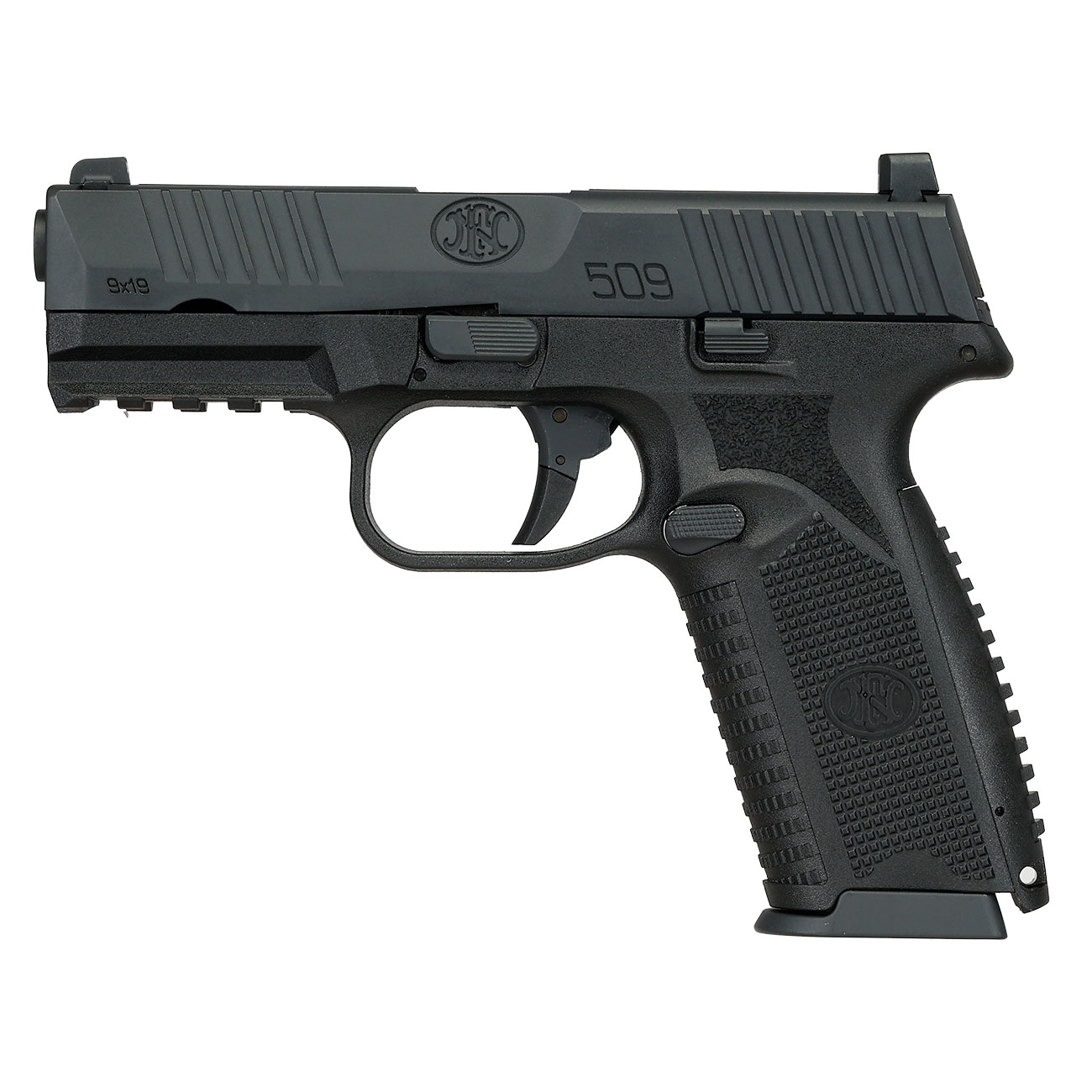 Cybergun FN Herstal FN 509 CO2 Luftpistole Kal. 4,5mm BB mit Metallschlitten Blowback schwarz