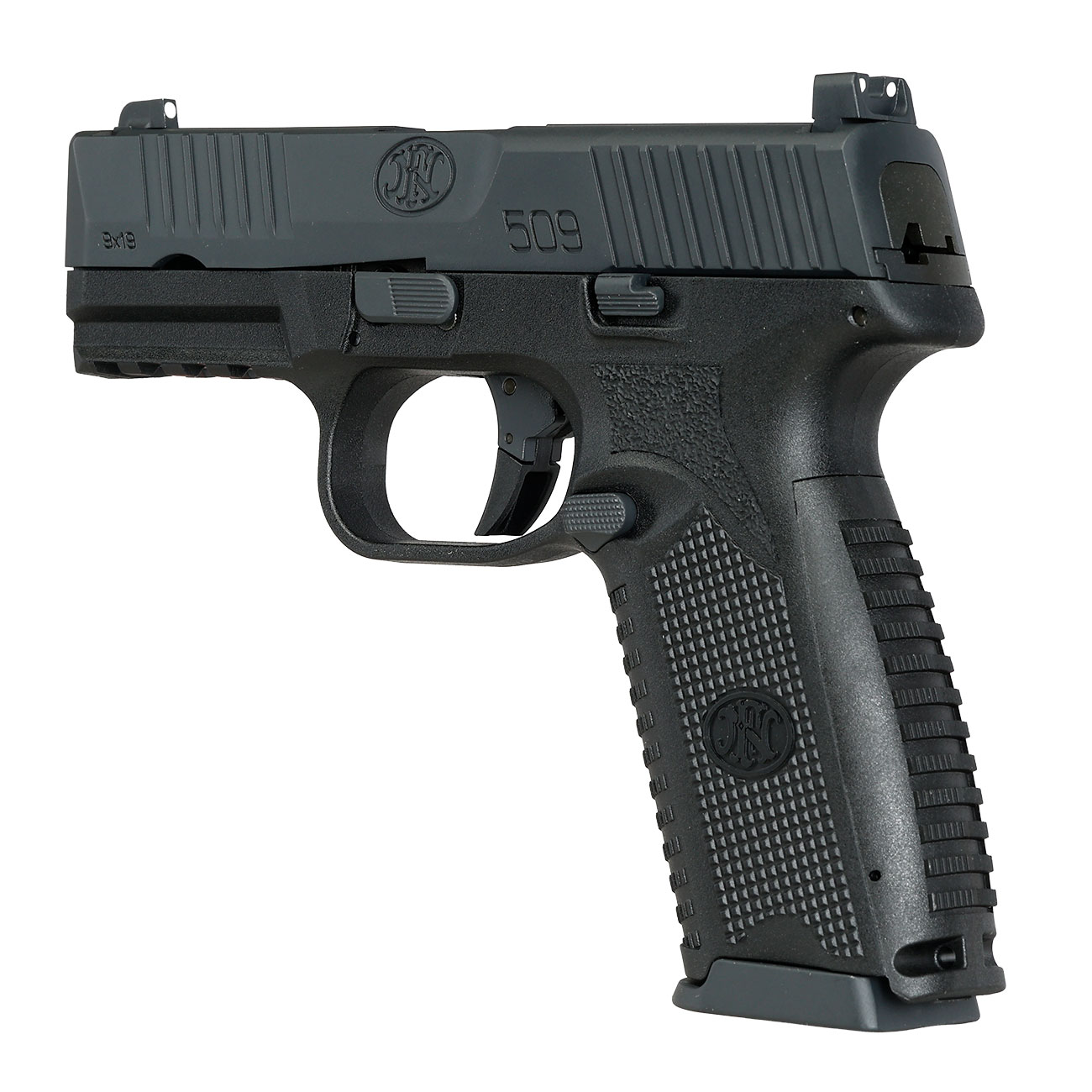 Cybergun FN Herstal FN 509 CO2 Luftpistole Kal. 4,5mm BB mit Metallschlitten Blowback schwarz Bild 10