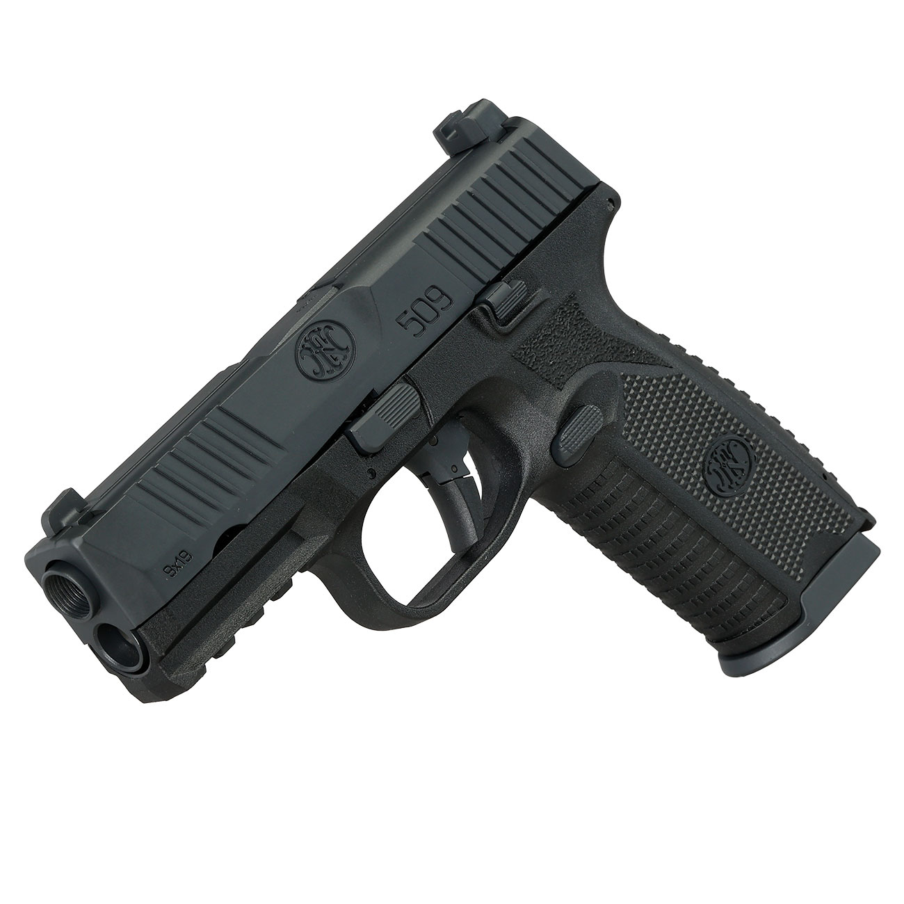 Cybergun FN Herstal FN 509 CO2 Luftpistole Kal. 4,5mm BB mit Metallschlitten Blowback schwarz Bild 11