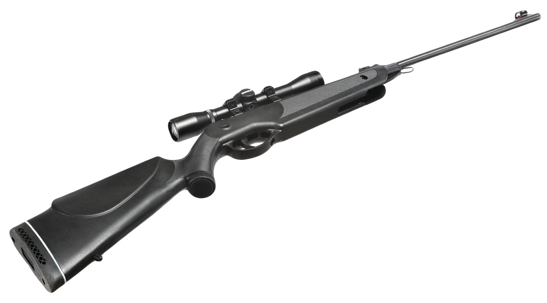 SET H�mmerli Black Force 400 Luftgewehr 4,5 mm Diabolo mit Zielfernrohr 4x32, 1000 Diabolos & 2 �bungszielen Bild 9