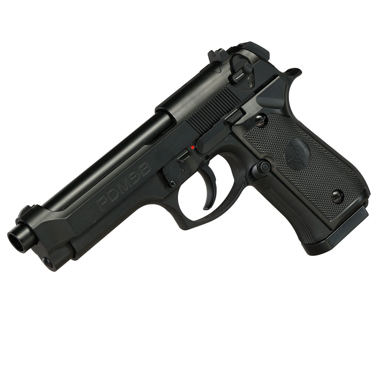 Crosman PDM9B CO2 Luftpistole Kal. 4,5mm BB / Diabolo mit Metallschlitten Blowback schwarz Bild 11