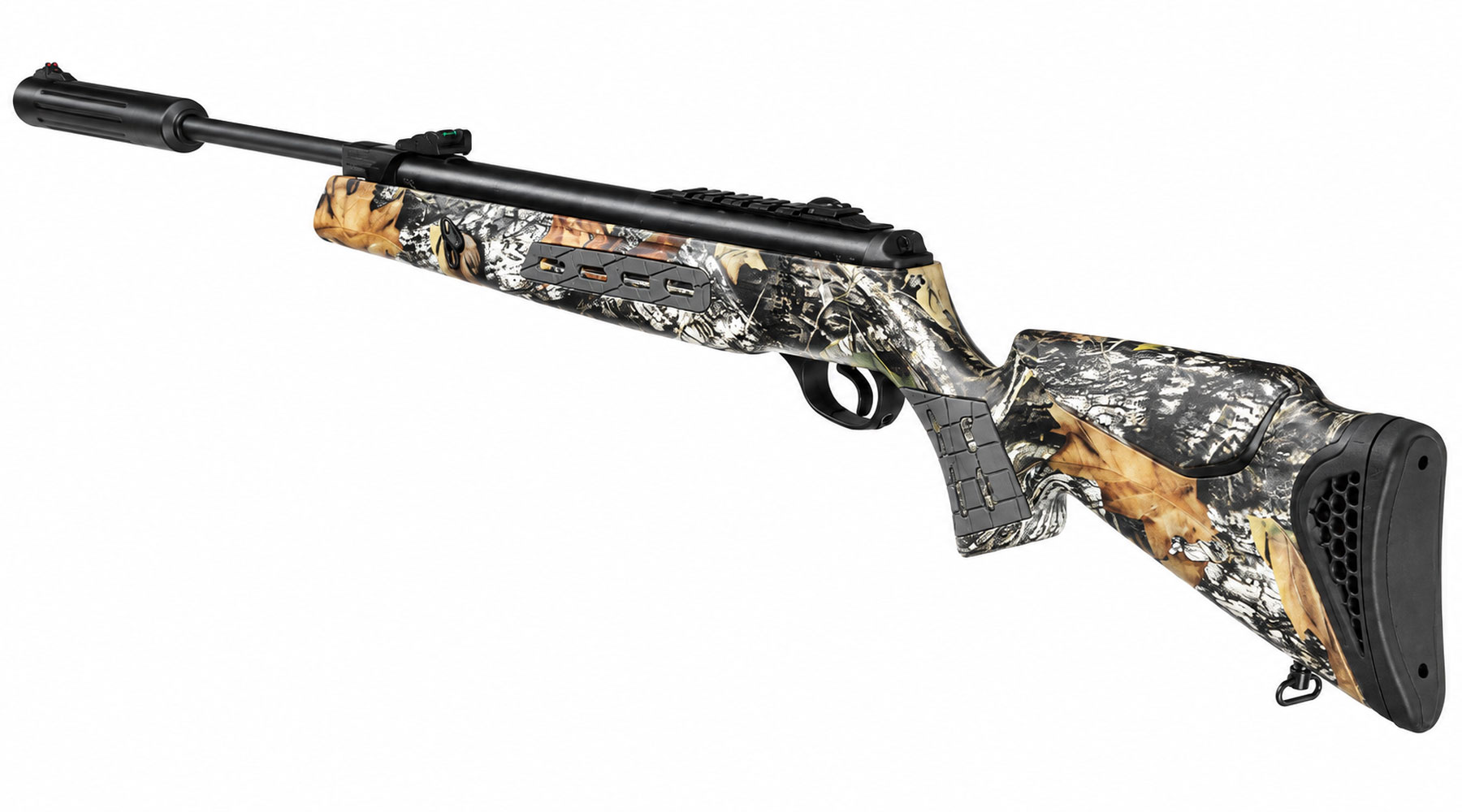 SET Hatsan 125 Sniper Knicklauf Luftgewehr 4,5 mm Diabolo Mossy Oak Camo mit Zielfernrohr 4x20 und 900 Diabolos Bild 2