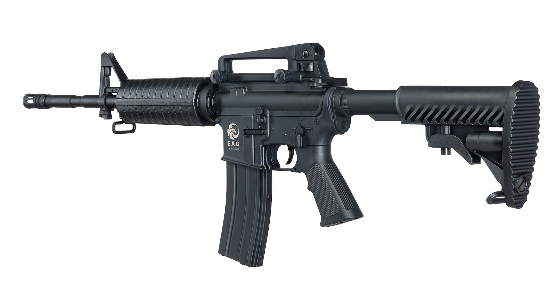 SET APS M4A1 Carbine S-EAG Luftgewehr 4,5 mm BB mit WoSport Training Target und 2500 Stahl BBs Bild 2