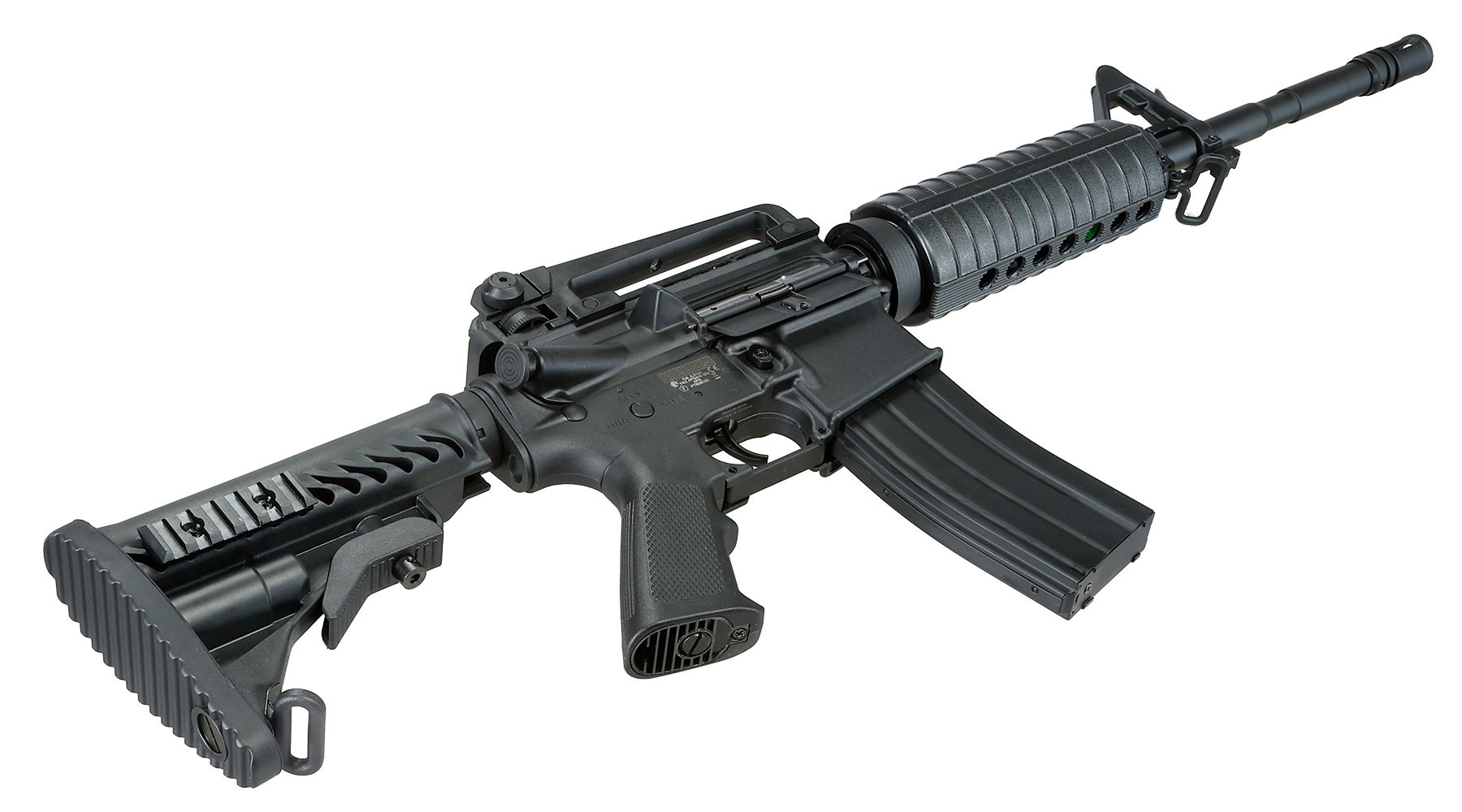 SET APS M4A1 Carbine S-EAG Luftgewehr 4,5 mm BB mit WoSport Training Target und 2500 Stahl BBs Bild 6