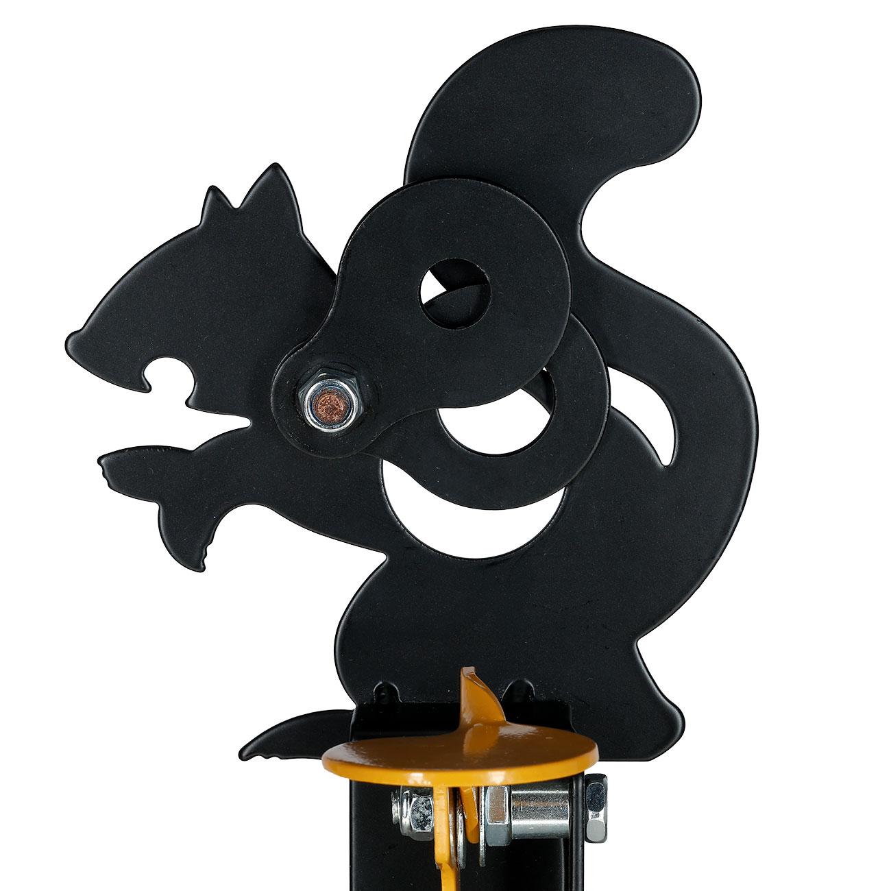 Remington Hit & Reset Klappziel Eichh�rnchen aus Stahl mit Schuss-R�ckstellung schwarz Bild 9