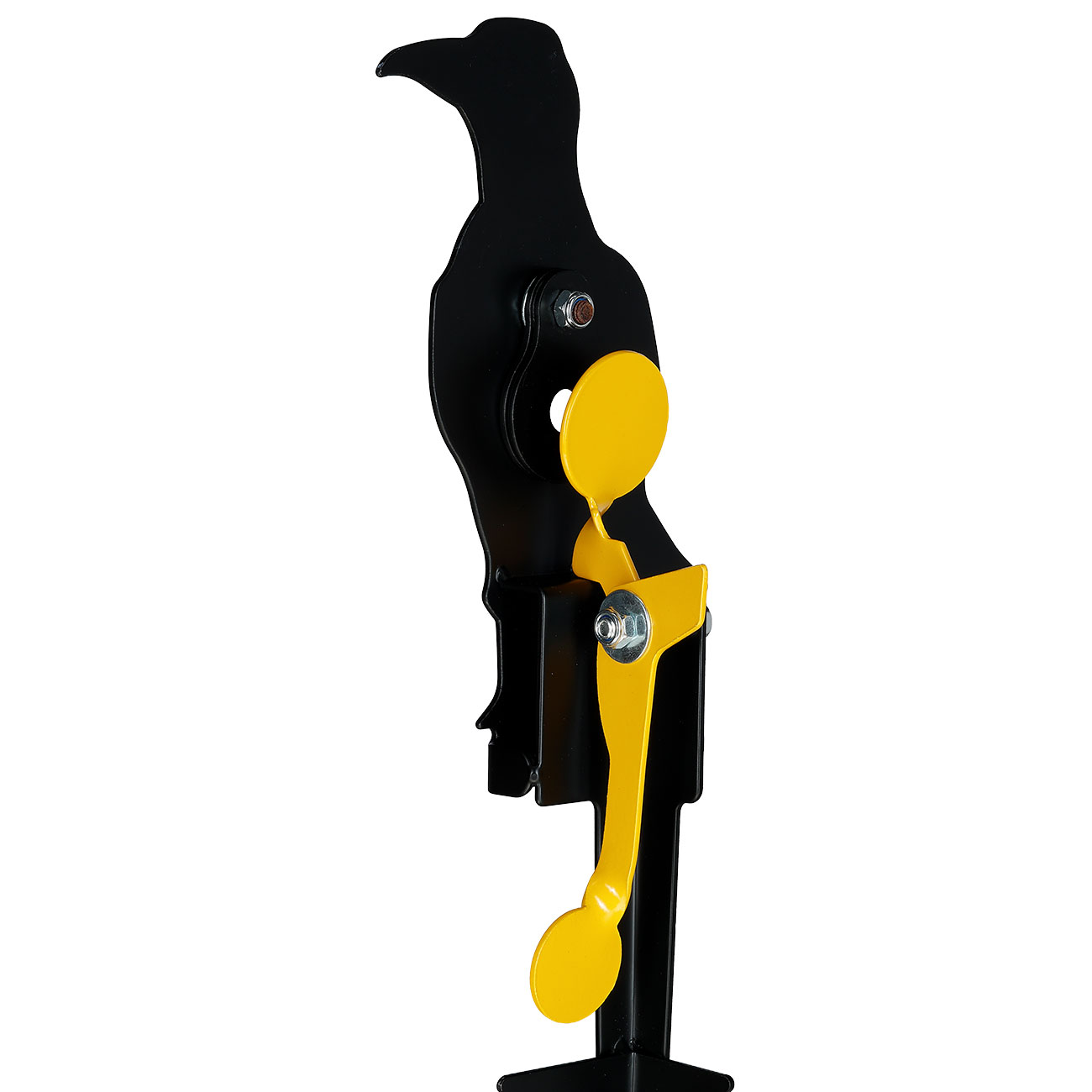 Remington Hit & Reset Klappziel Kr�he aus Stahl mit Schuss-R�ckstellung schwarz Bild 6